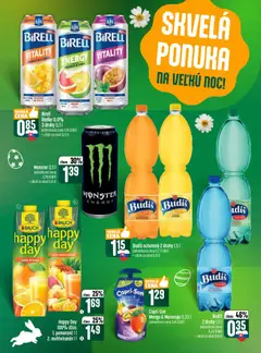 COOP Jednota leták platný od 19.03.2026 | Strana: 19 | Produkty: Džús, Birell, Radler, Mango