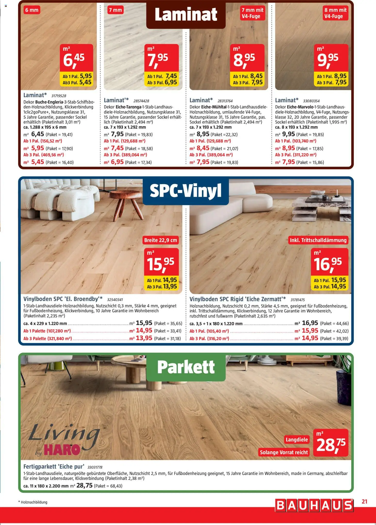 Bauhaus Prospekt 	 – gültig ab 29.11.2025 | Seite: 21