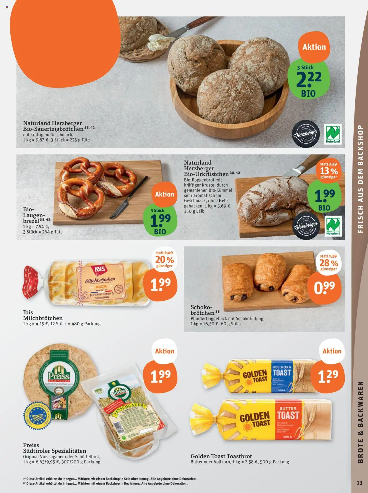 Tegut Prospekt - gültig ab dem 25.08.2025 | Seite: 15 | Produkte: Butter, Toast, Toastbrot