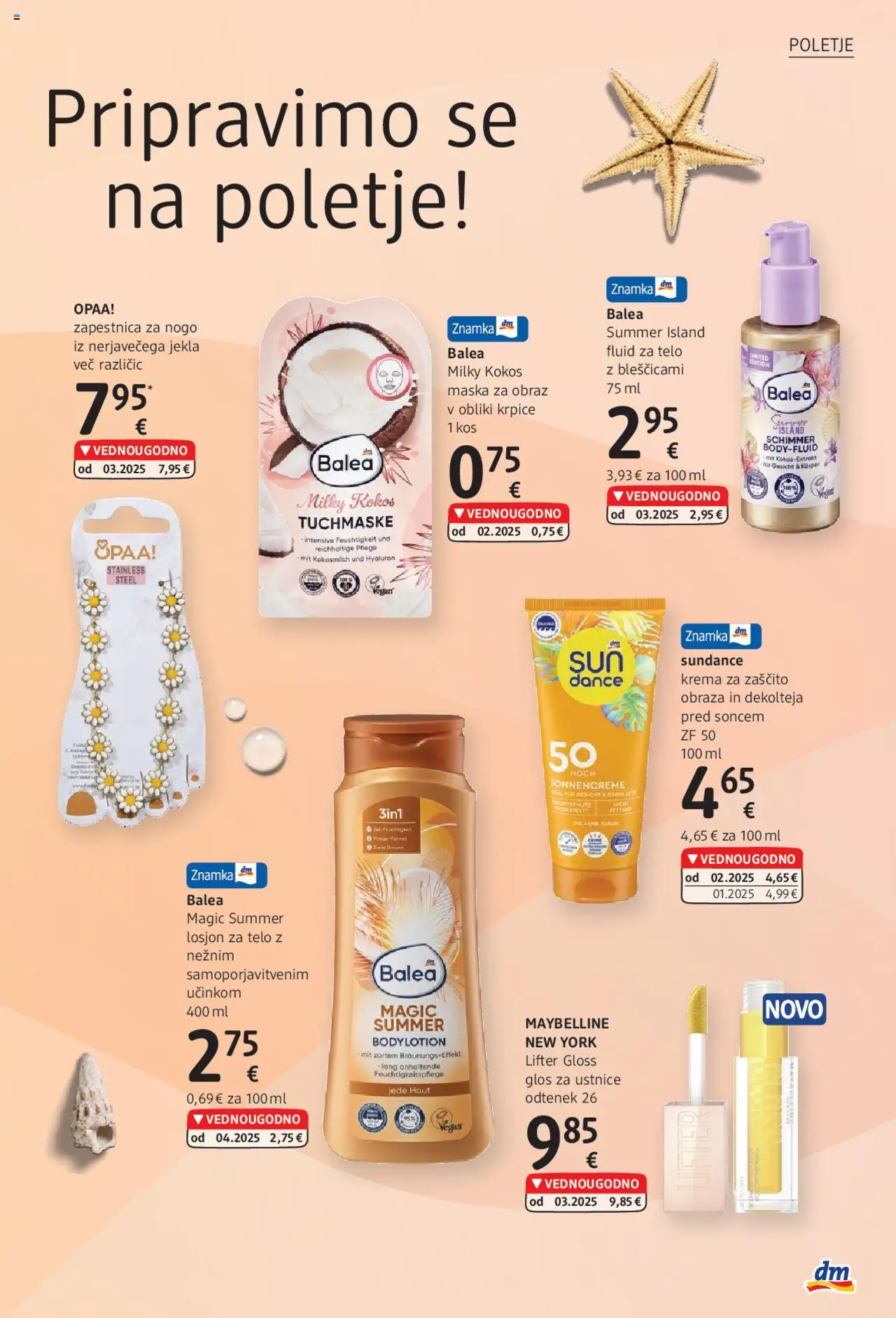 DM Drogerie Markt katalog │ velja od 02.06.2025 | Stran: 3 | Izdelki: Maska za obraz, Zapestnica, Krema, Maska
