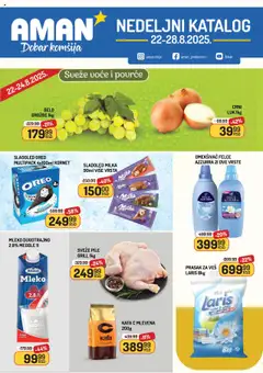 Aman nedeljni katalog - pregled Aman kataloga - važi od 22.08.2025