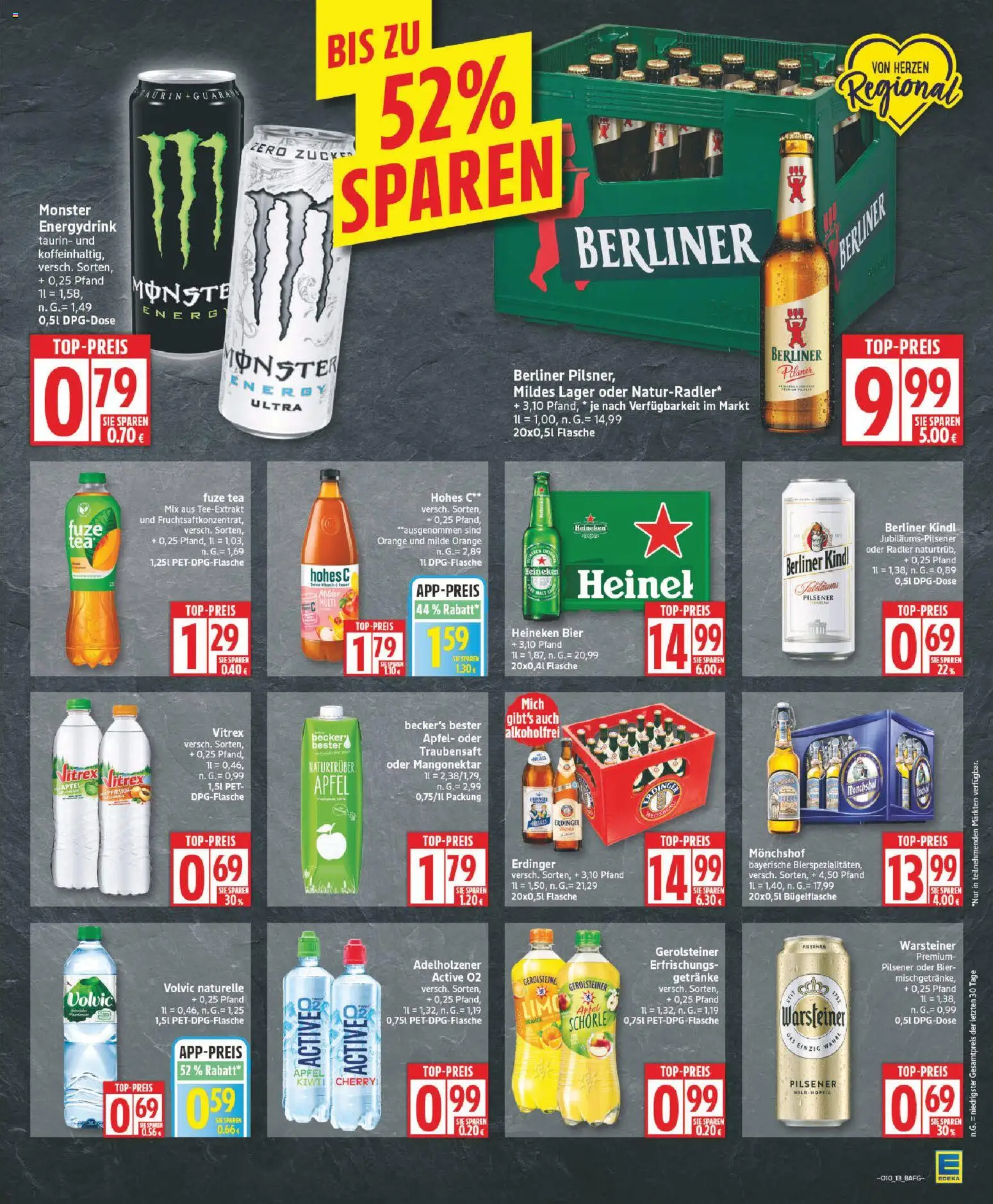 Edeka Prospekt 	 – gültig ab 02.03.2026 | Seite: 13 | Produkte: Berliner, Bier, Zucker, Warsteiner