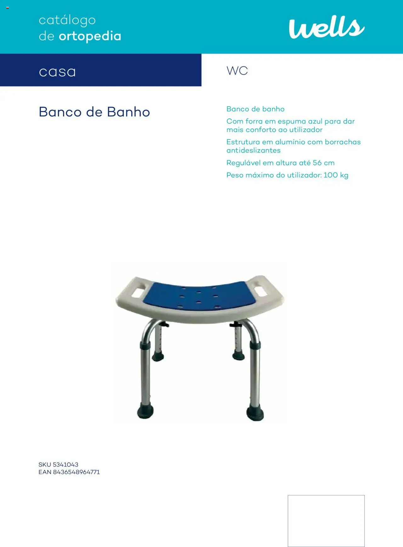 Well’s Catálogo de Ortopedia │ válido de 12.02.2024 | Página: 131 | Produtos: Banco, Banho