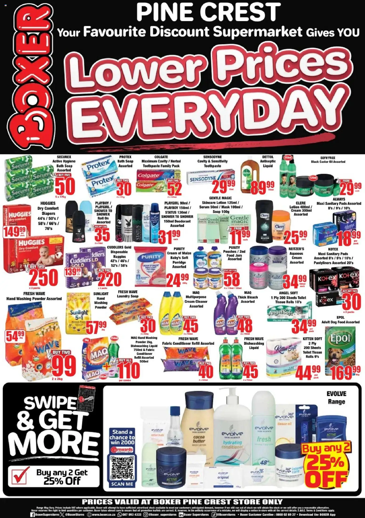 New Boxer catalogue – valid from 09.04.2026 | Page: 8 | Products: Bleach, Butter, Oil, Washing powder