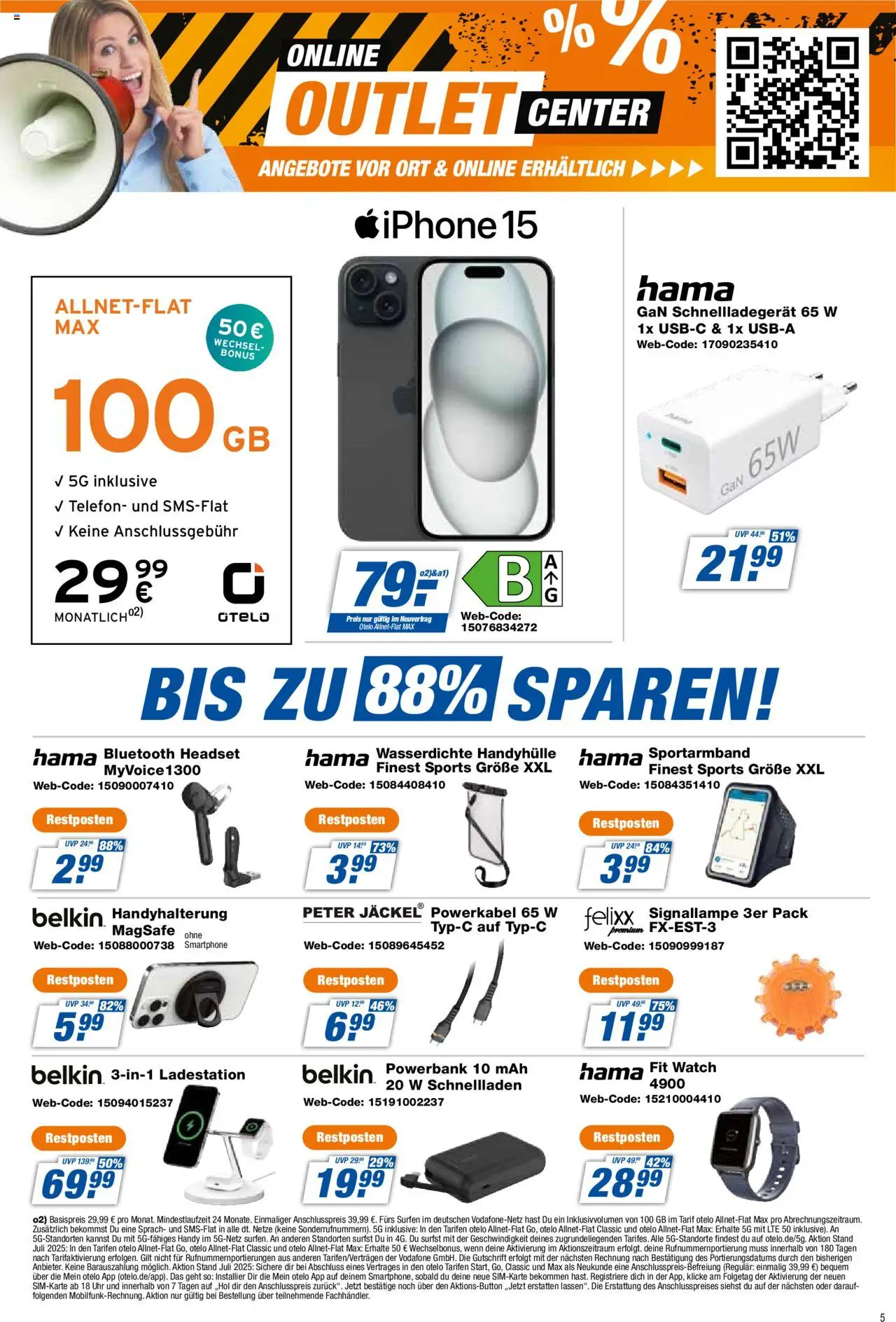 Expert Prospekt 	 - gültig ab dem 08.08.2025 | Seite: 5 | Produkte: Iphone, Telefon, Smartphone, Powerbank