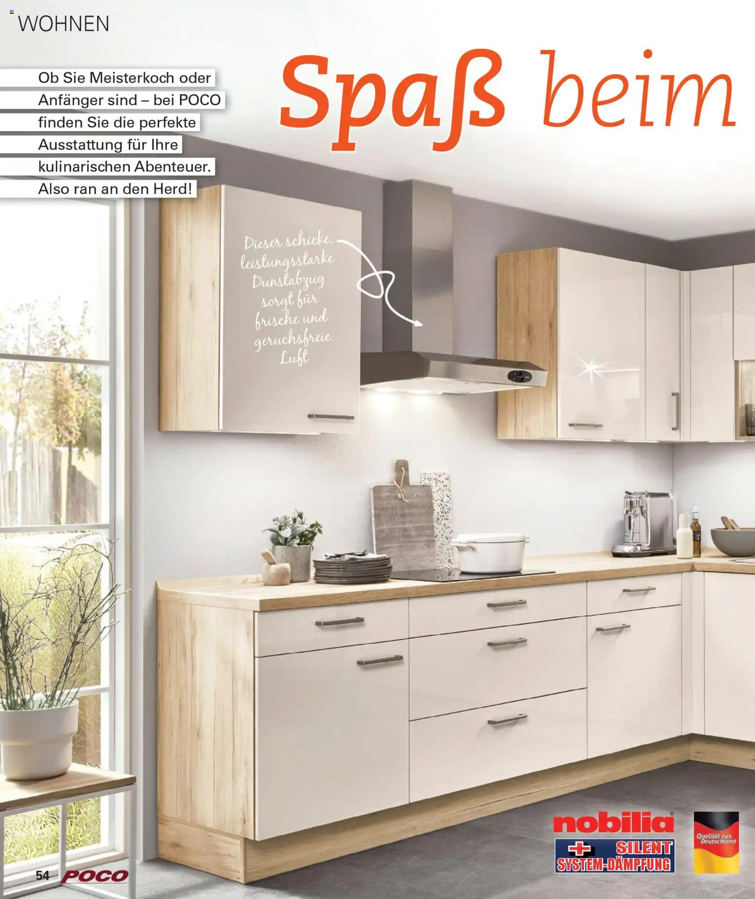 Poco Wohnwelt Winter 2025 – gültig ab 01.12.2025 | Seite: 54 | Produkte: Herd, Dunstabzug