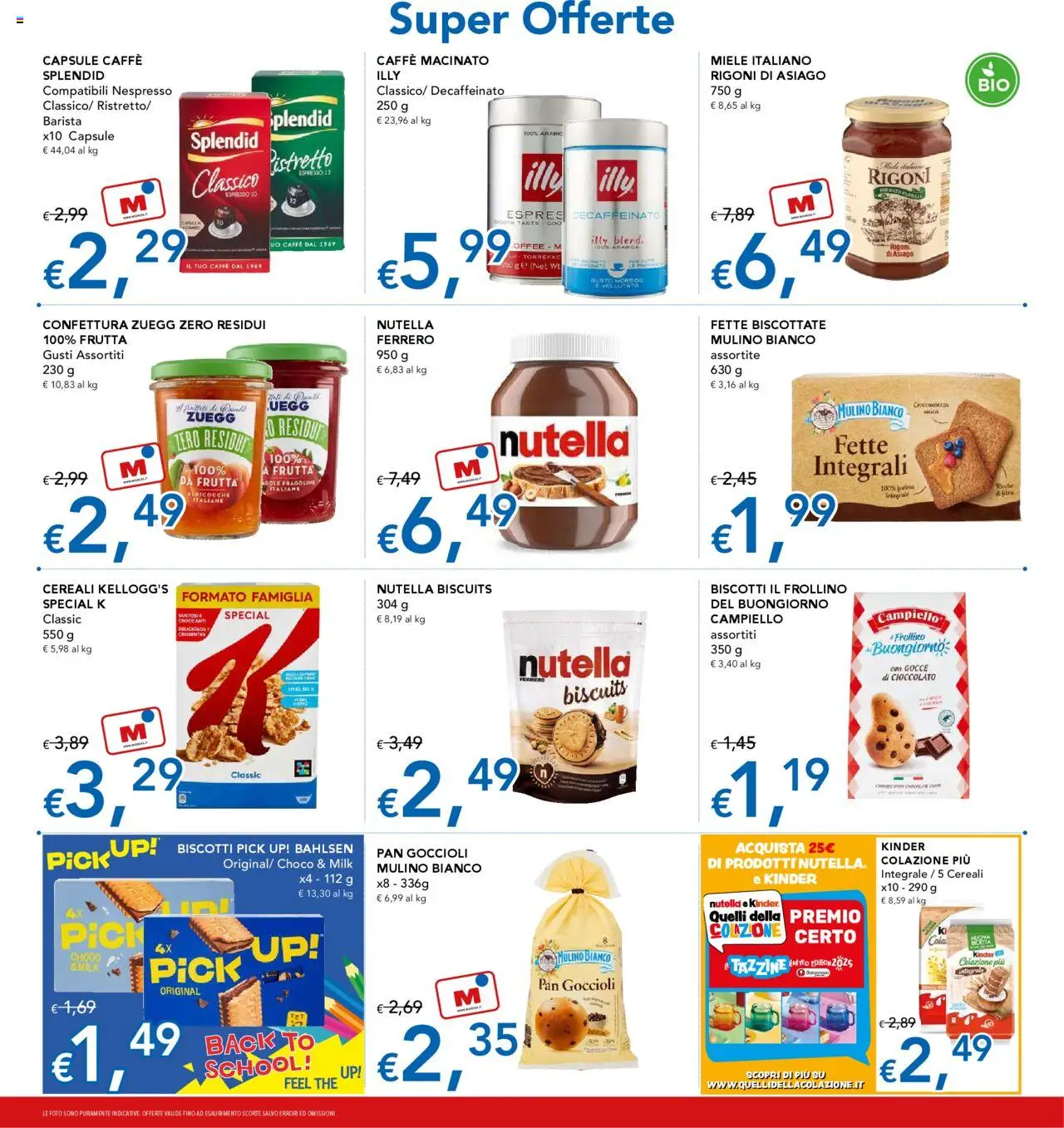 Volantino Migross del 11.09.2025 | Pagina: 7 | Prodotti: Nutella, The, Fette biscottate, Macinato