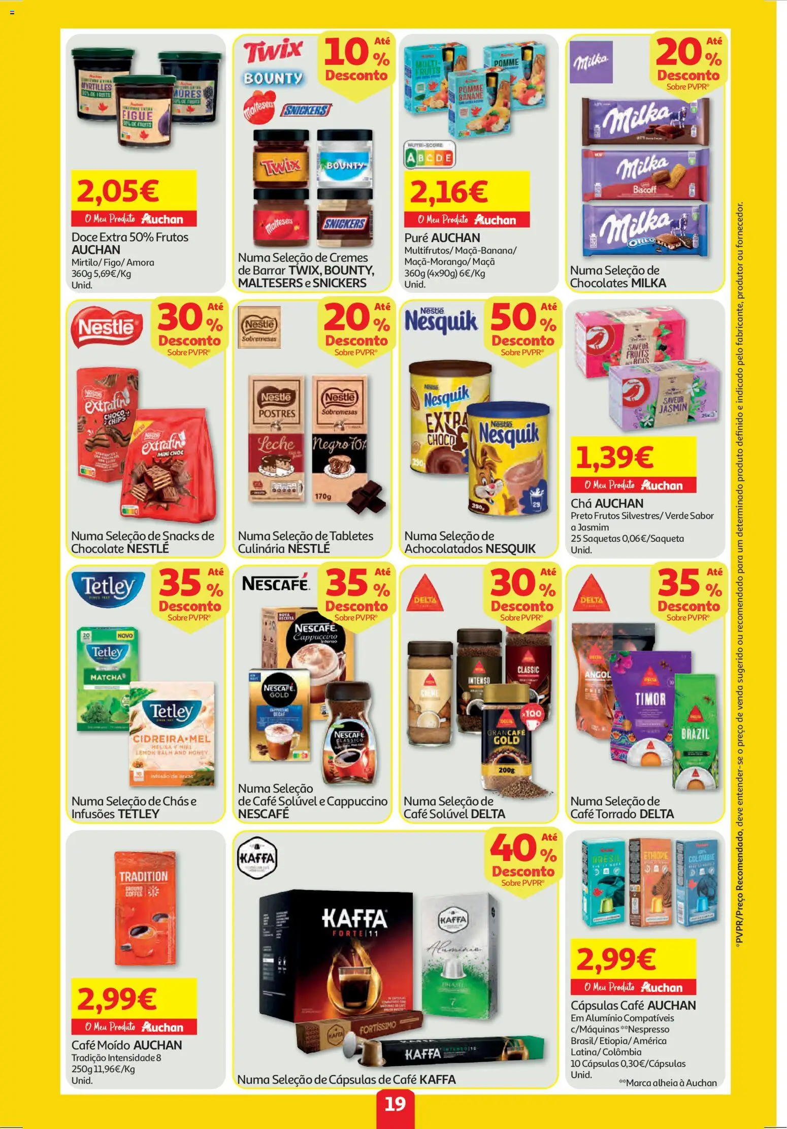 Auchan folheto │ válido de 30.10.2025 | Página: 19 | Produtos: Café solúvel, Nespresso, Matcha, Nestlé