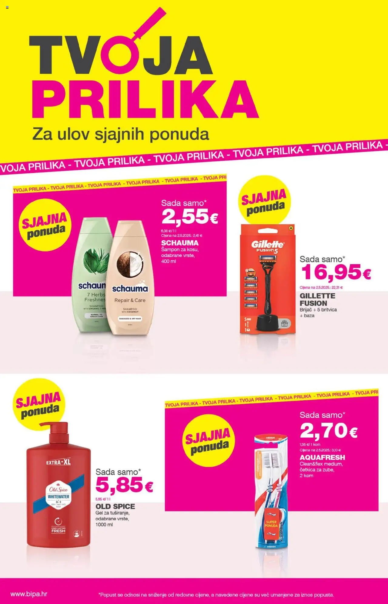 Bipa katalog | vrijedi od 21.08.2025 | Stranica: 15 | Proizvodi: Šampon, Brijač, Old Spice