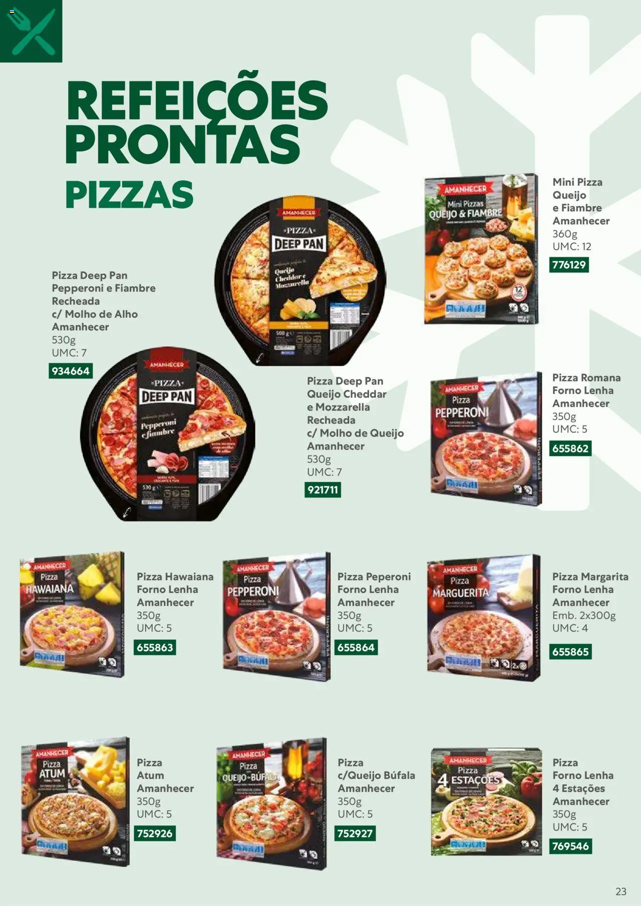 Recheio Congelados │ válido de 01.02.2024 | Página: 23 | Produtos: Forno, Queijo, Cheddar, Pizza