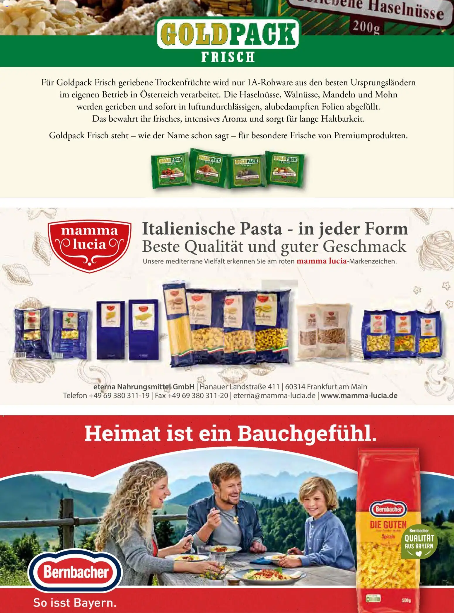 V-Markt - Vielfalt November / Dezember 2025 – gültig ab 01.11.2025 | Seite: 15 | Produkte: Mandeln, Pasta