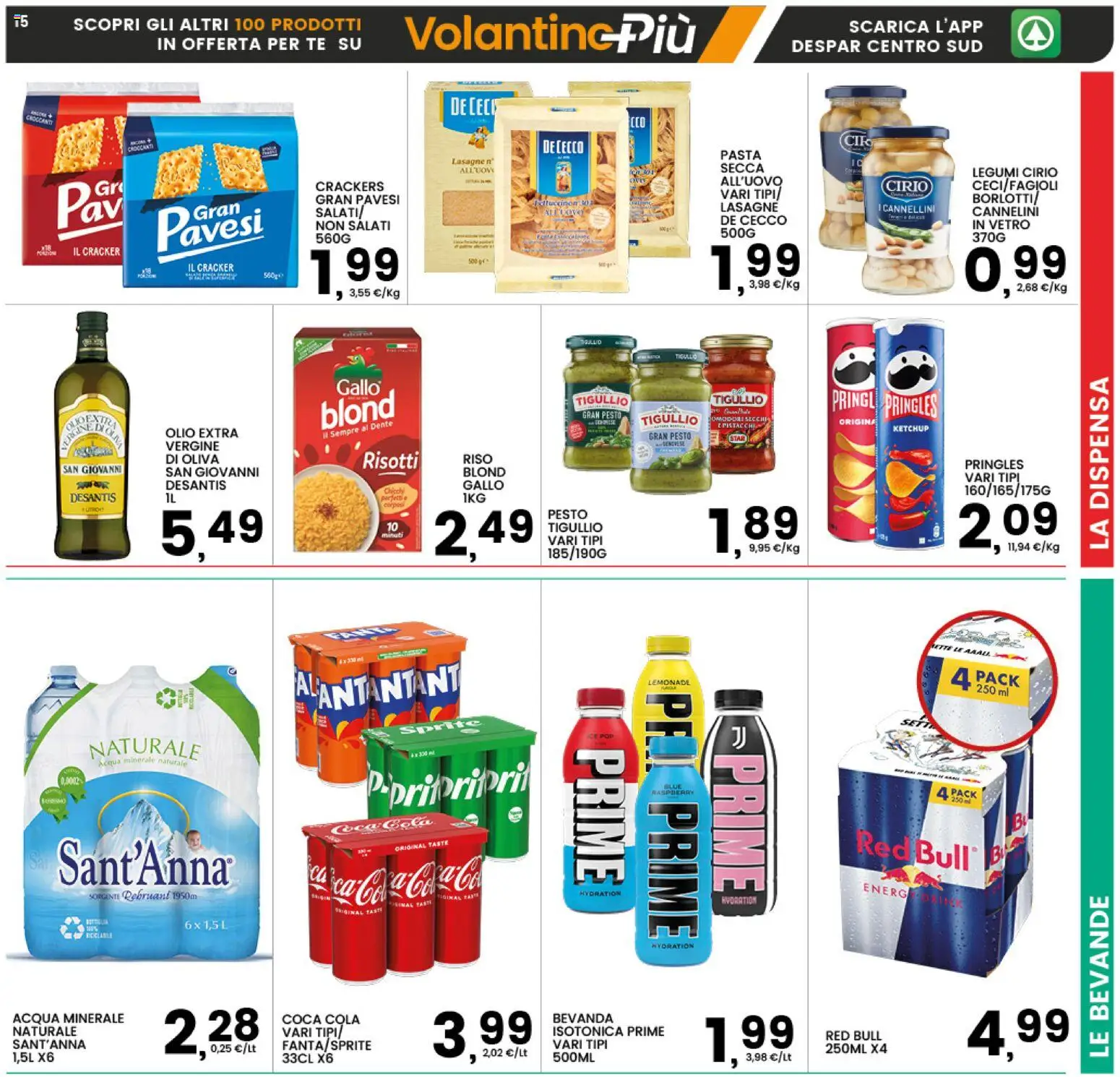 Volantino Interspar del 17.11.2025 | Pagina: 15 | Prodotti: Legumi, Tè, Red Bull, Acqua minerale