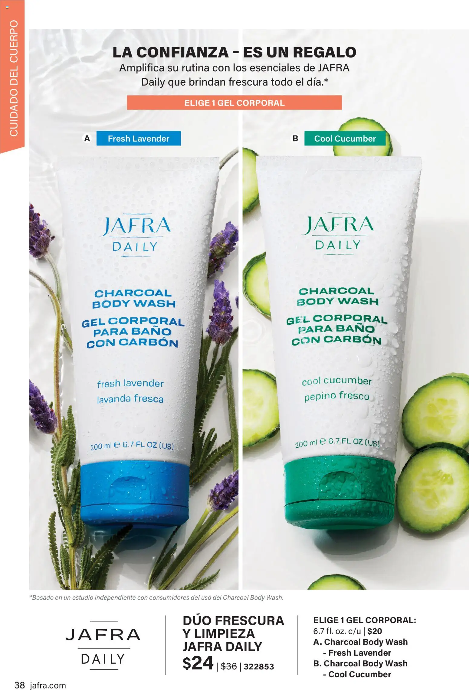 JAFRA folleto │ válido desde el 01.12.2025 | Página: 38 | Productos: Στιγμιαίος καφές, Body, Baño