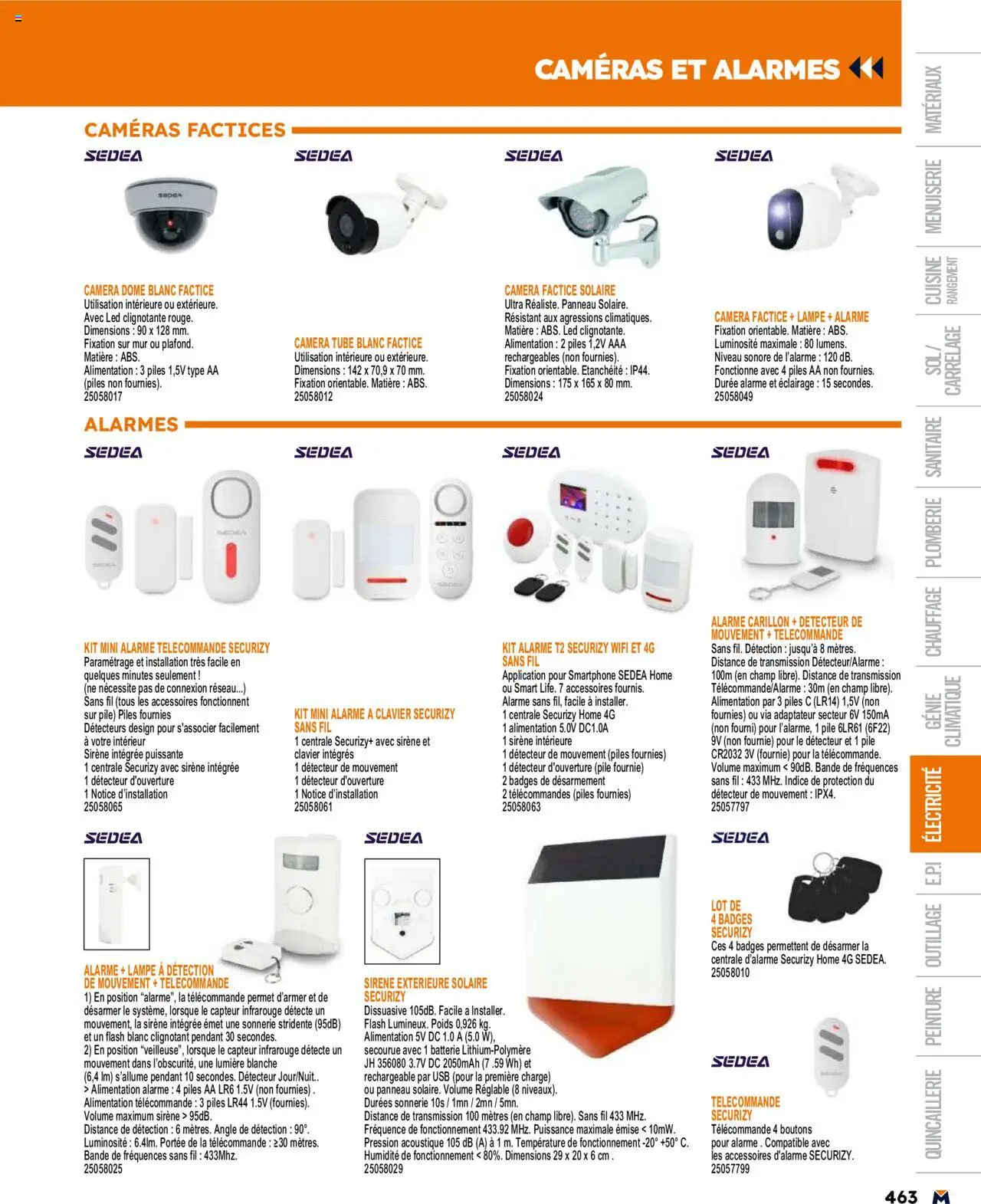  | Page: 463 | Produits: Smartphone, Clavier, Poids, Piles
