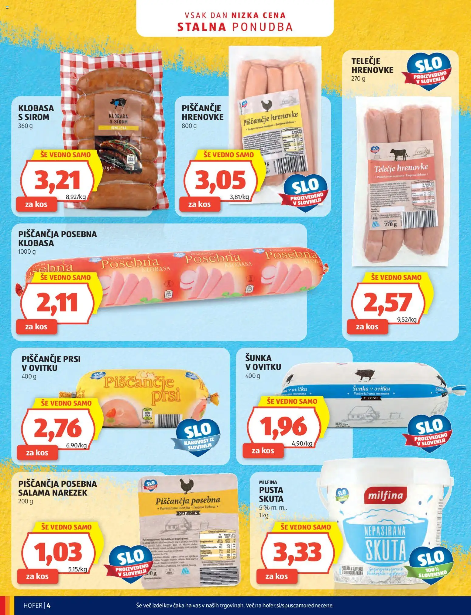 Novi Hofer katalog ponudbe – veljaven od 01.04.2026 | Stran: 4