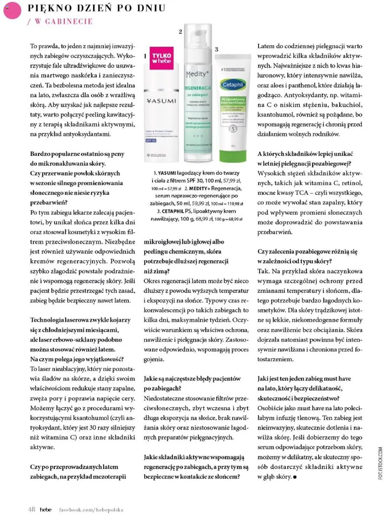 Hebe Gazetka - Magazyn od 01.07.2025 | Strona: 48 | Produkty: Kosmetyki, Aloes, Krem, Krem do twarzy