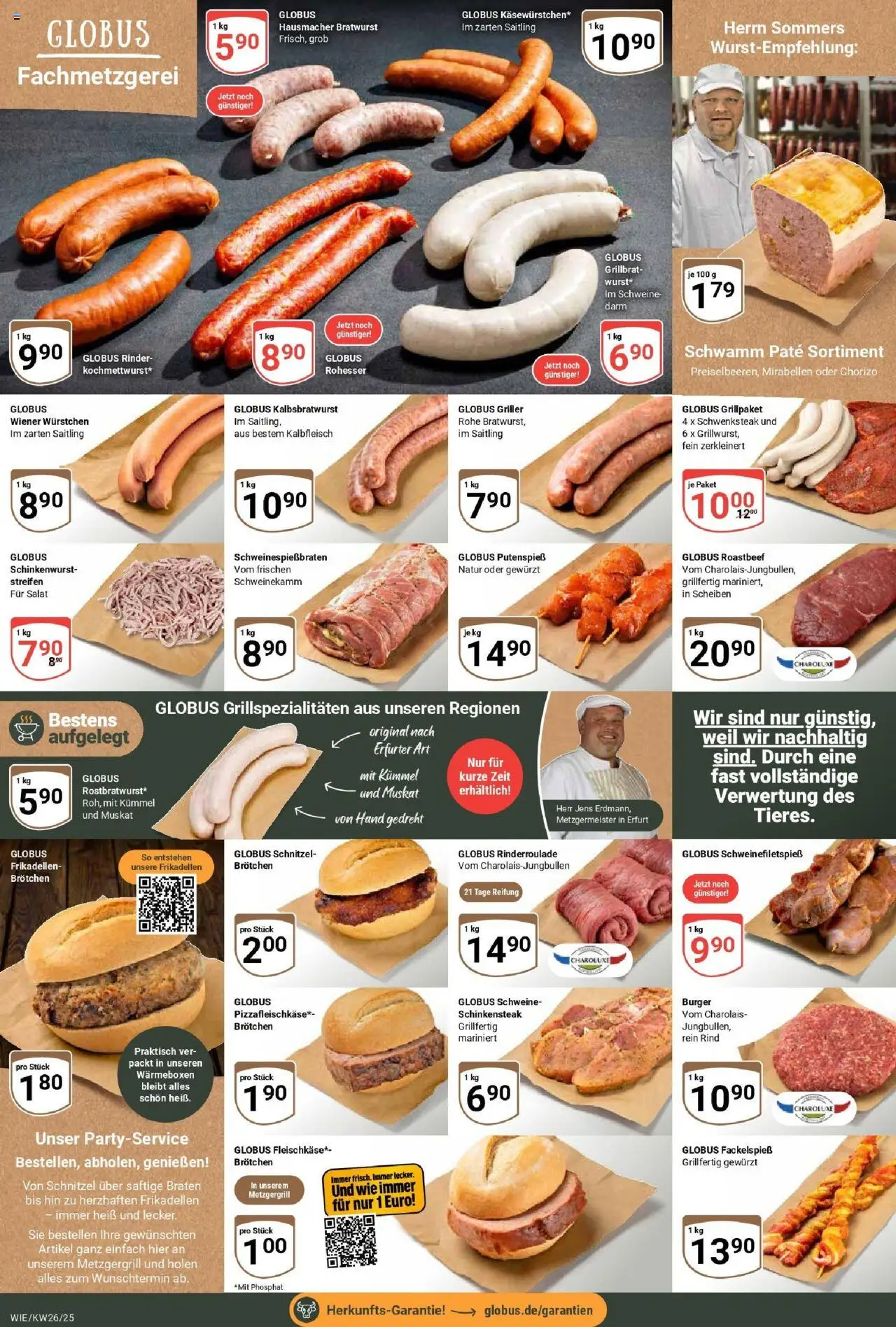 Globus prospekt Waghäusel	 - gültig ab dem 22.06.2025 | Seite: 8 | Produkte: Roastbeef, Steak, Griller, Salat