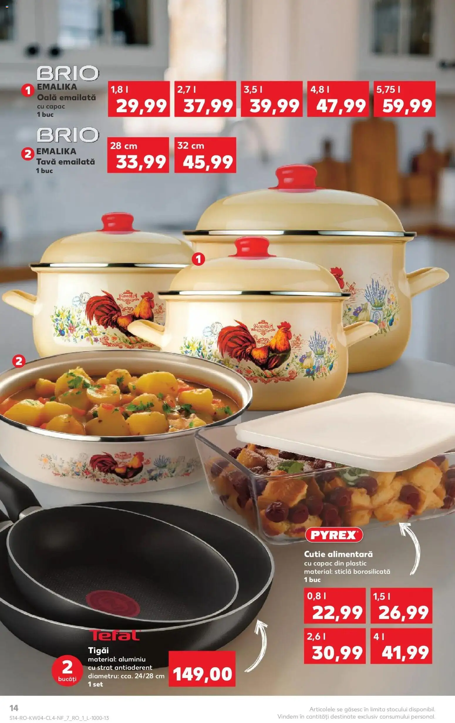 Noul catalog Kaufland – valabil de la 21.01.2026 | Pagină: 14 | Produse: Oală, Cutie