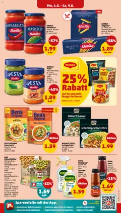 Penny Prospekt 	 - gültig ab dem 04.08.2025 | Seite: 15 | Produkte: Gewicht, Maggi, Barilla pesto, Zucker