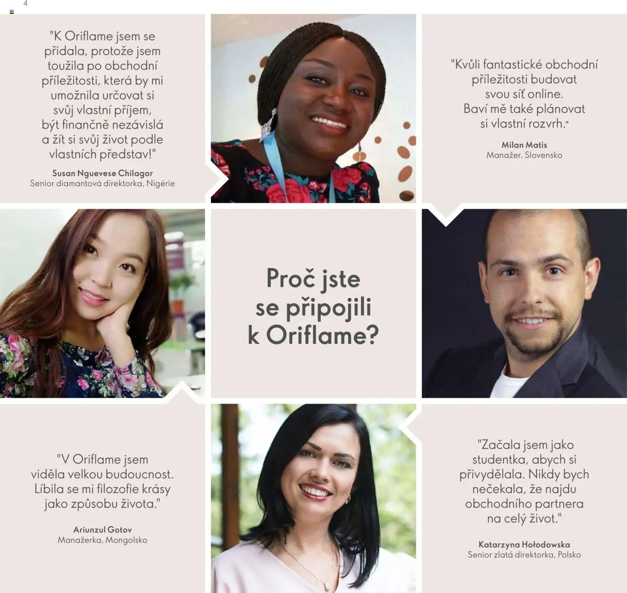 Oriflame katalog Plán odměn pro Brand Partnery od 10.04.2025 | Strana: 4 | Produkty: Síť