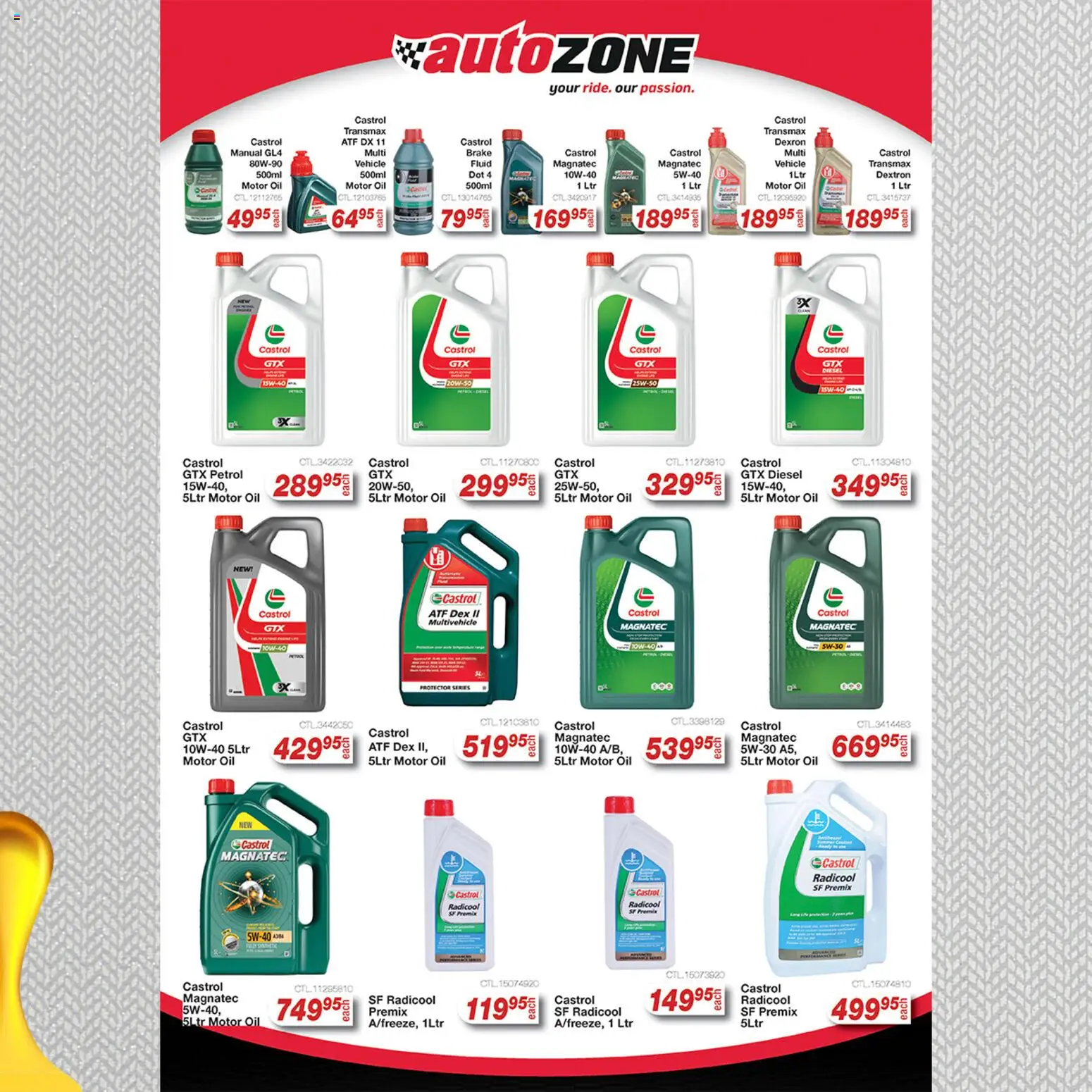 New AutoZone catalogue – valid from 26.12.2025 | Page: 2 | Products: Oil