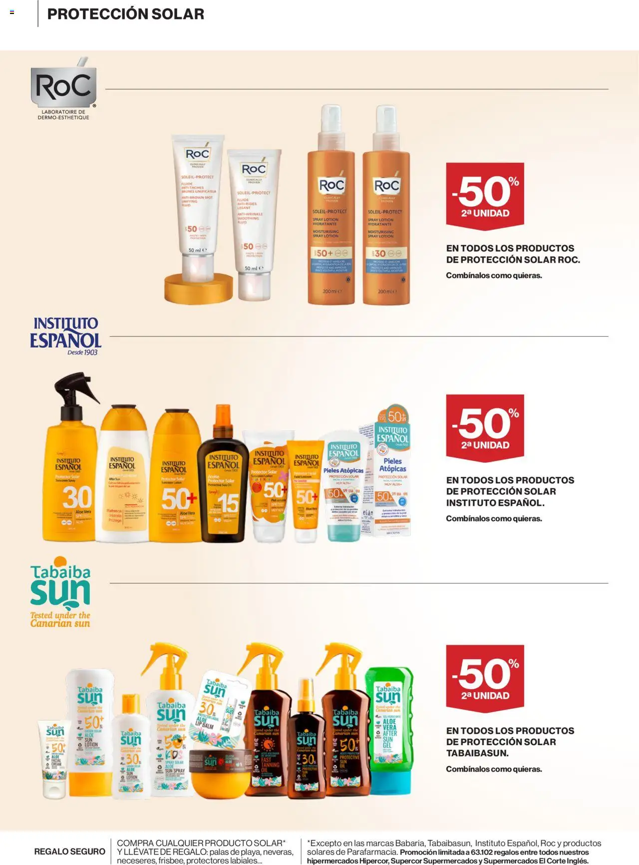 Hipercor catálogo │ válido desde el 19.06.2025 | Página: 4 | Productos: Spray solar, Protector solar, Aceite