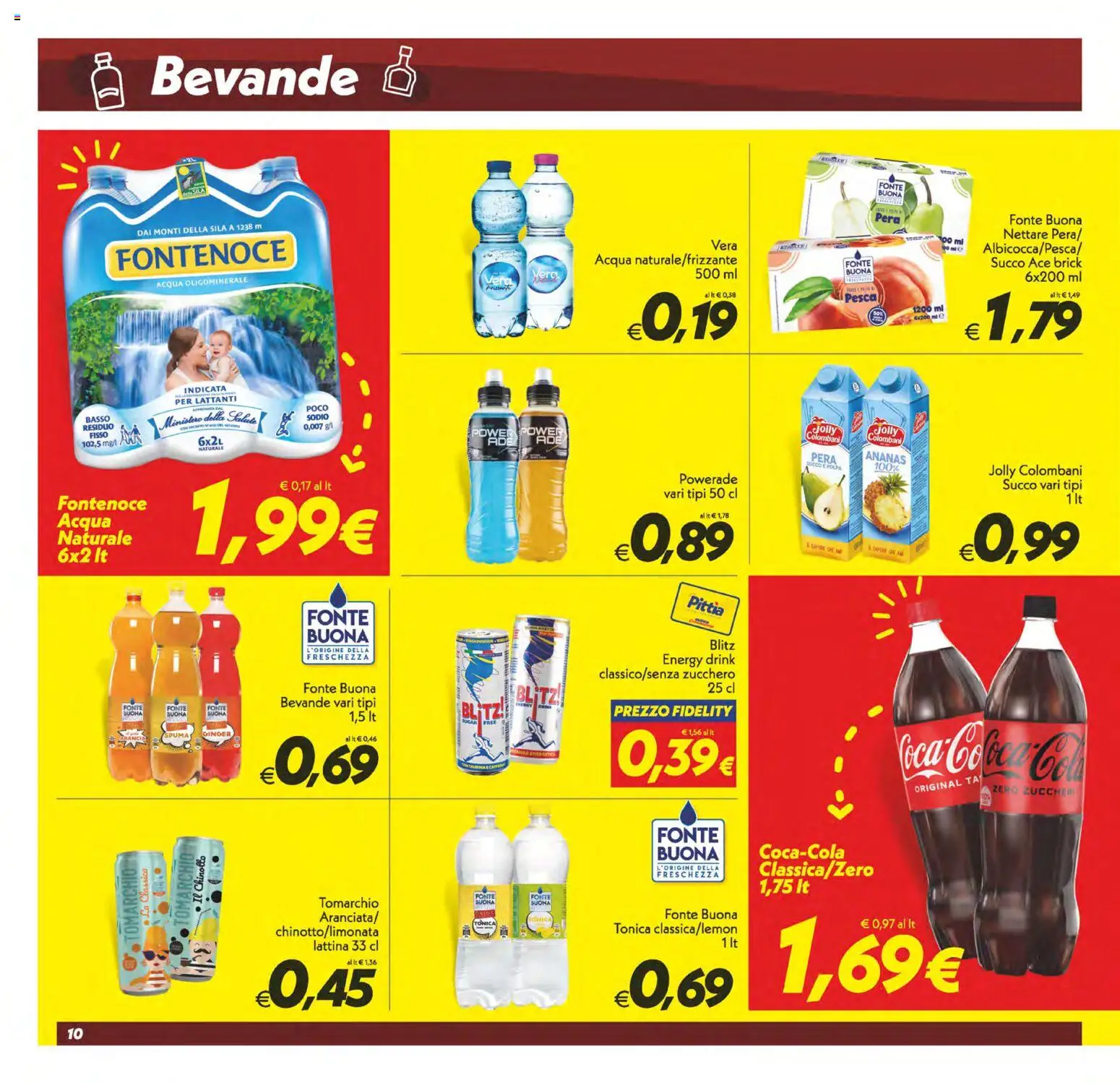 Volantino SuperConveniente del 13.02.2026 | Pagina: 10 | Prodotti: Succo, Zucchero, Pesca, Ananas