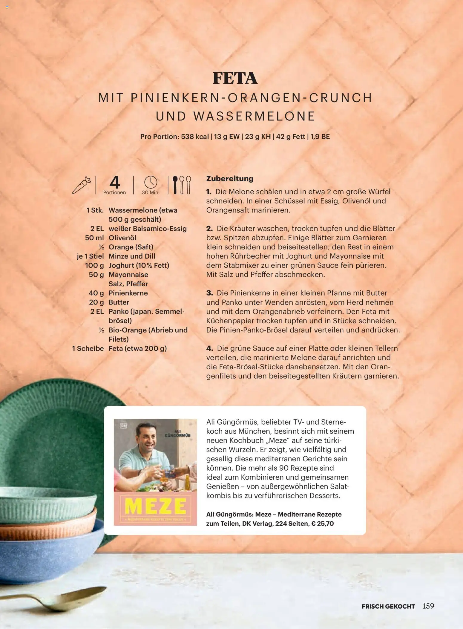 Billa Frisch Gekocht gültig ab 01.05.2026 | Seite: 159 | Produkte: Salz, Pfeffer, Dill, Saft