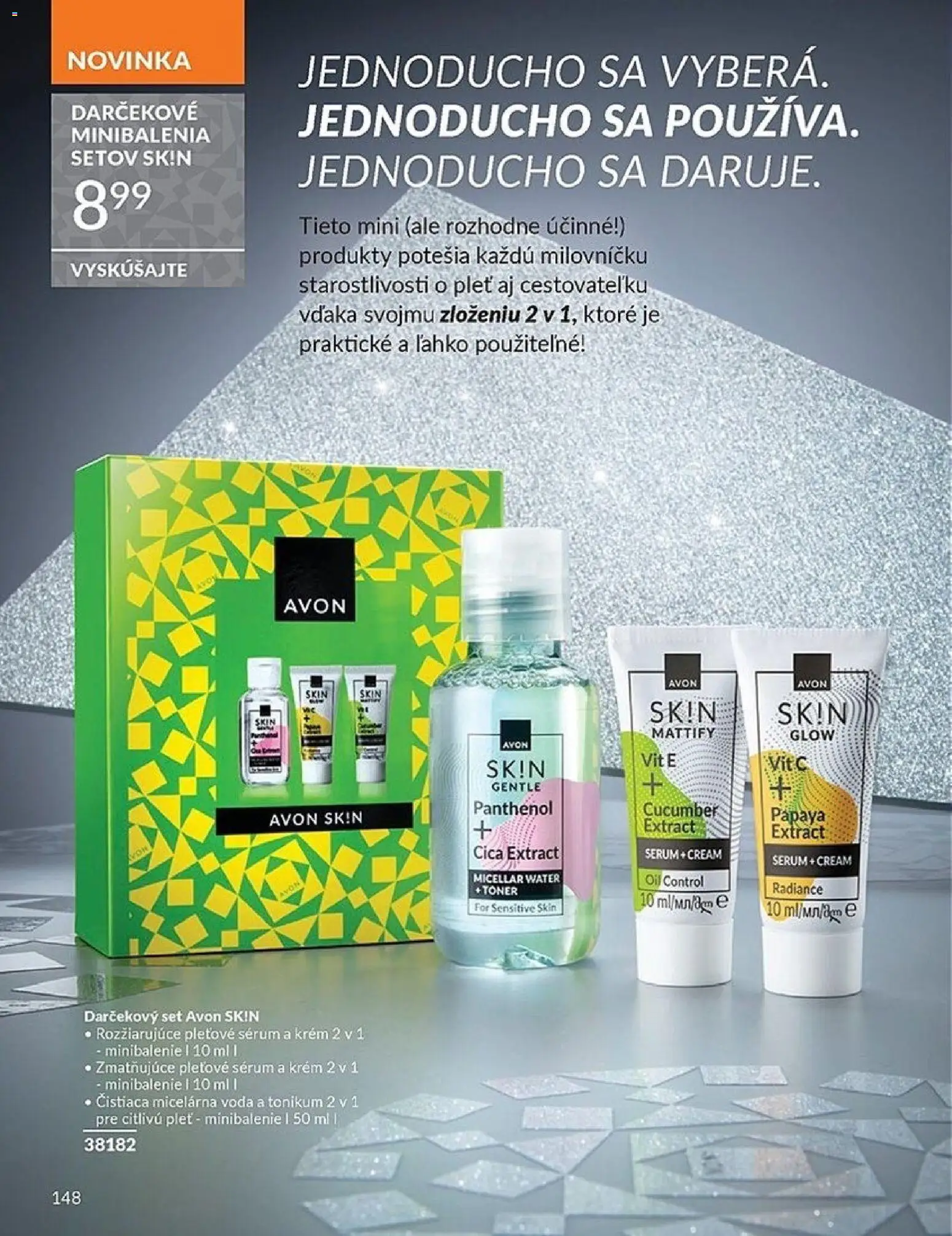 Nové Avon akcie – leták je platný od 01.12.2025 | Strana: 148 | Produkty: Krém, Voda, Toner