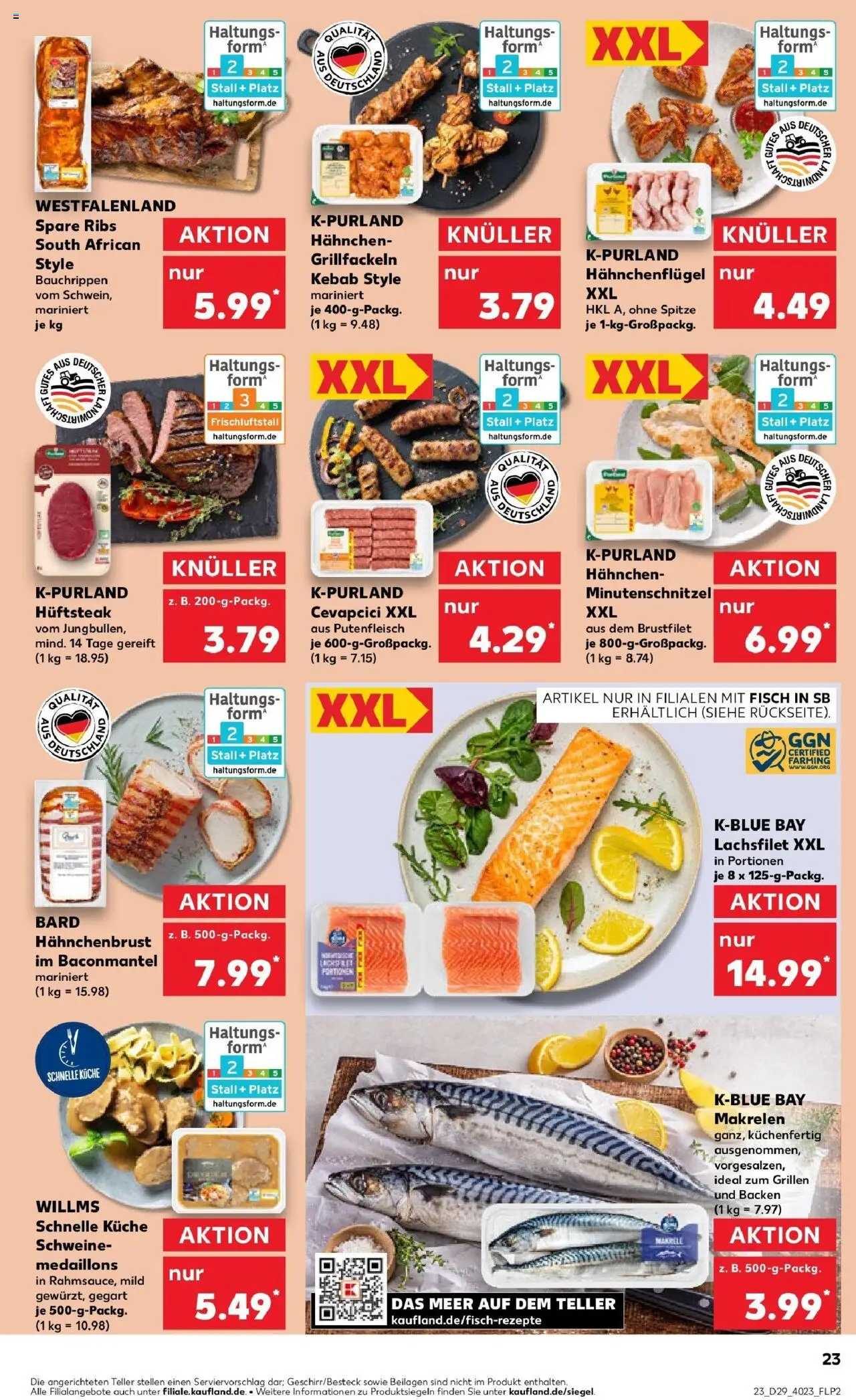 Kaufland prospekt Glauchau	 - gültig ab dem 21.07.2025 | Seite: 36 | Produkte: Hahnchen, Spare ribs, Cevapcici, Hahnchenbrust