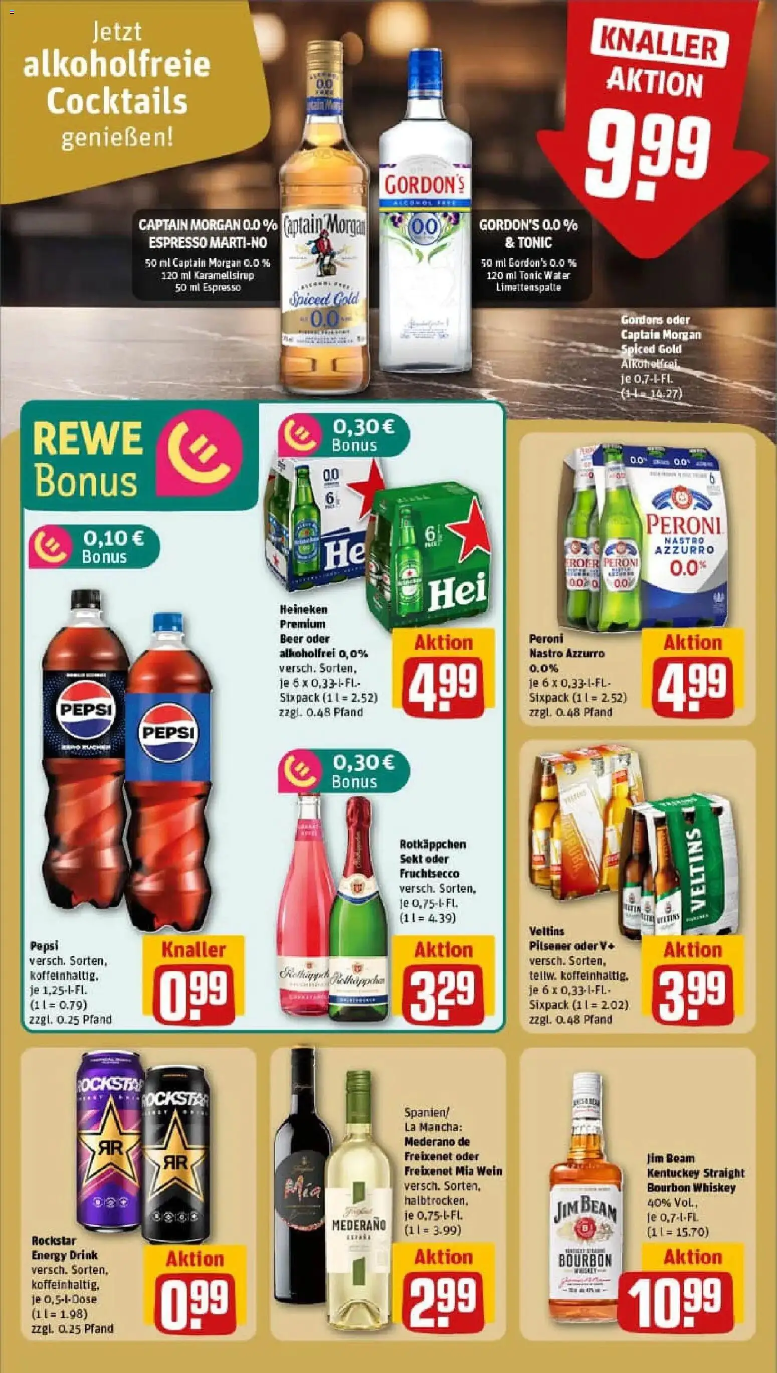 Rewe prospekt Ehrenkirchen / Kirchhofen	 – gültig ab 18.01.2026 | Seite: 15 | Produkte: Rockstar energy, Sekt, Wein, Bourbon