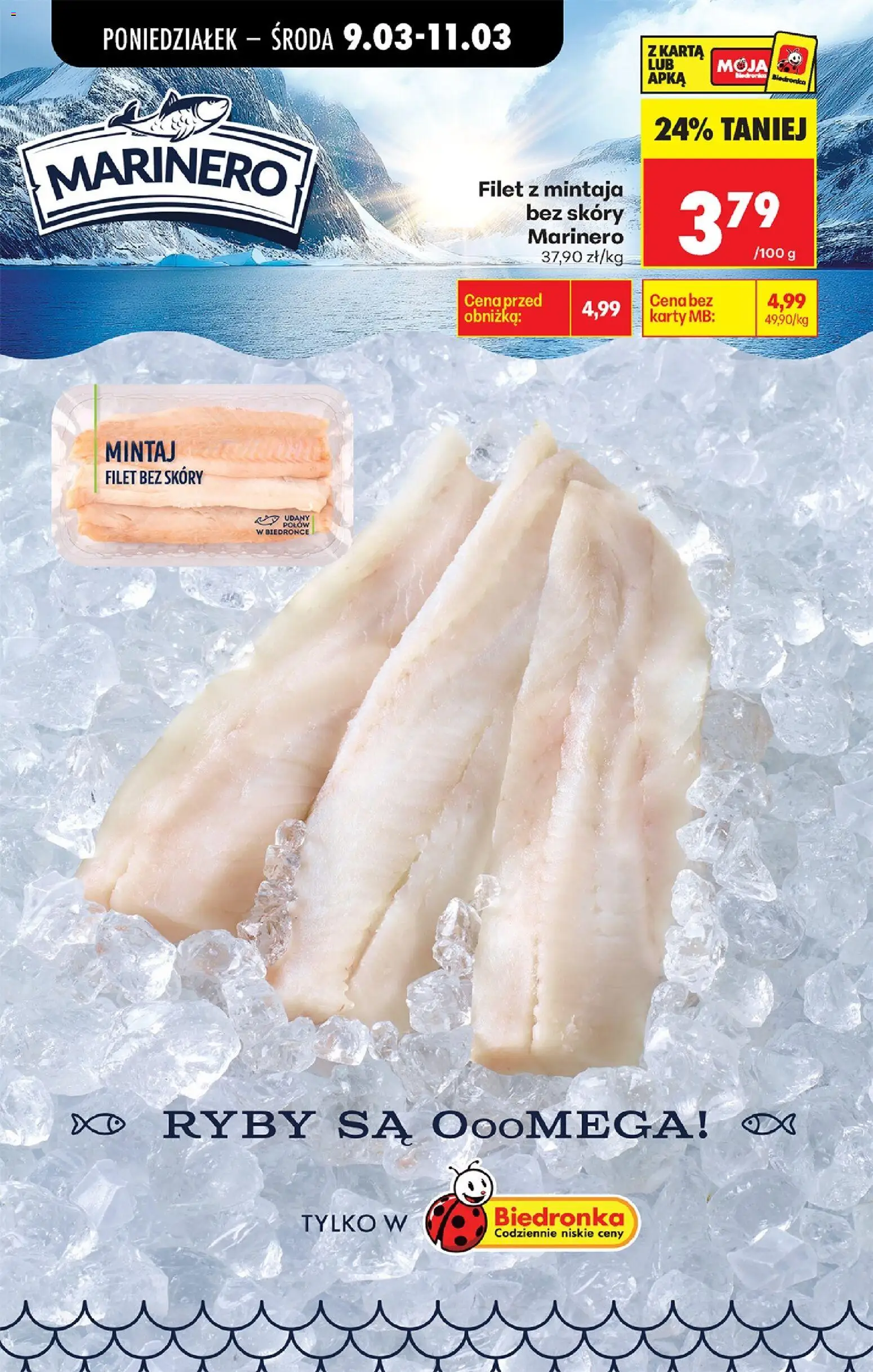 Biedronka Polsko leták od 09.03.2026 | Strana: 36 | Produkty: Ryby, Filet, Karty