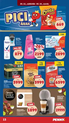 CHEETOS*, sajt, 130 g, 5146 Ft/kg ketchup, 150 g, 4460 Ft/kg - amely érvényes a következő dátumtól: 12.03.2026 | Oldal: 19