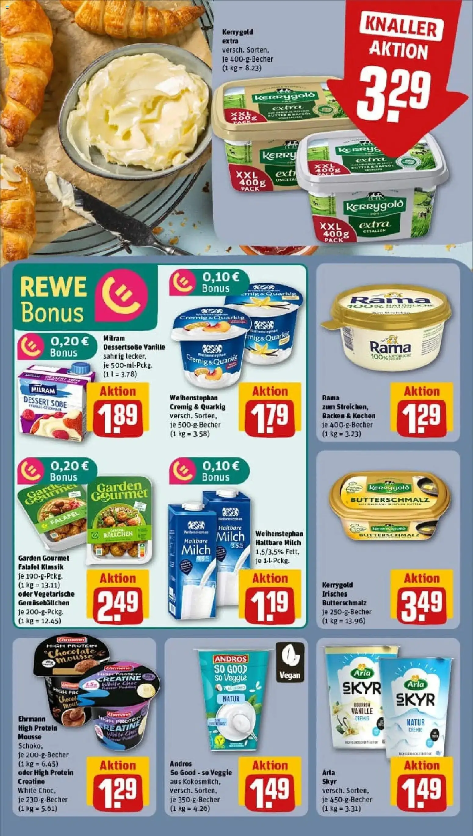 Rewe prospekt Haar	 – gültig ab 10.11.2025 | Seite: 17 | Produkte: Haltbare milch, Skyr, Arla skyr, Milram