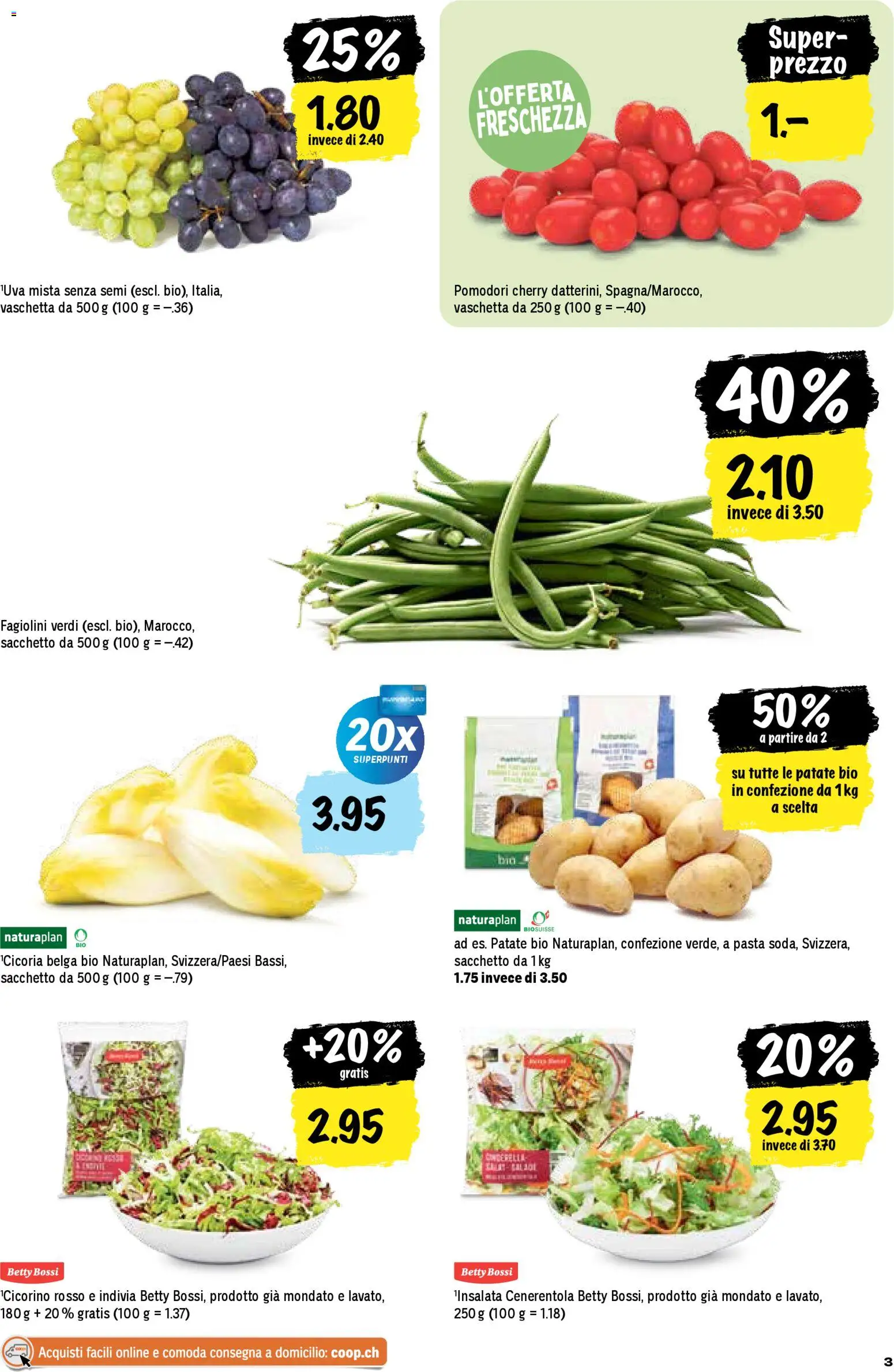 Coop - Una settimana di azioni – gültig ab 27.11.2025 | Seite: 3 | Produkte: Pasta