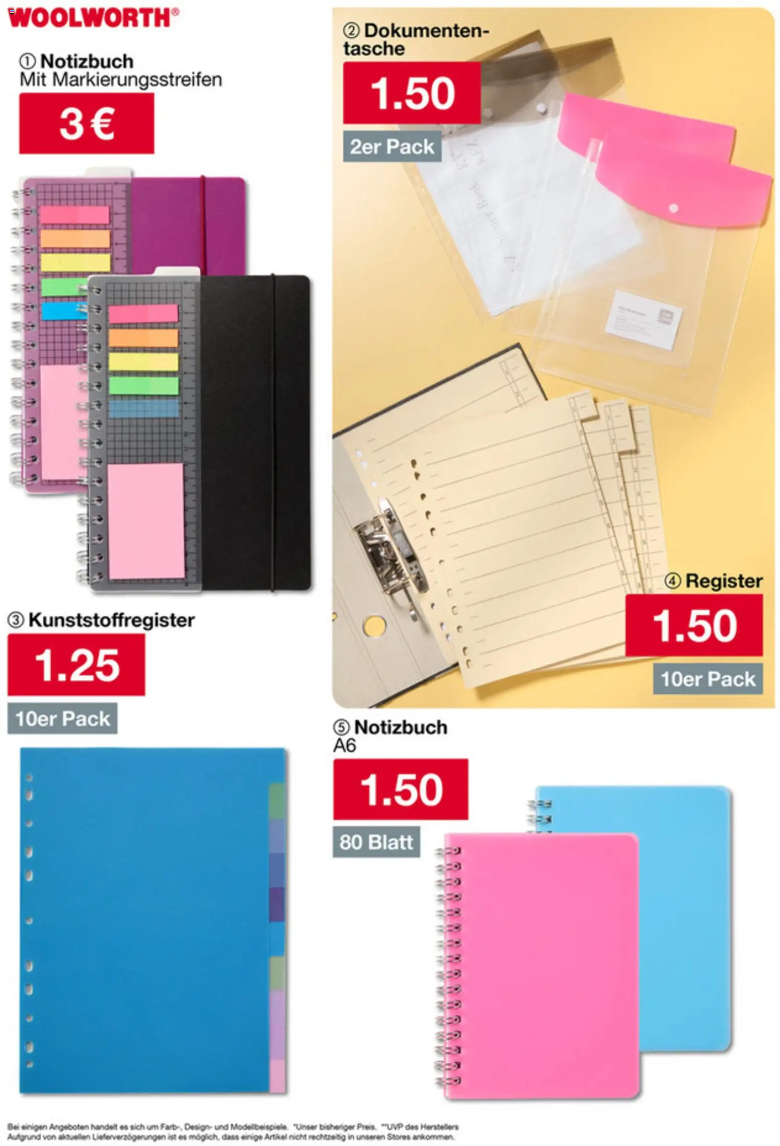 Woolworth Prospekt 	 – gültig ab 02.01.2026 | Seite: 27 | Produkte: Tasche, Notizbuch