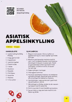 Forhåndsvisning av Bunnpris Billig middag gyldig fra 21.10.2025 | Side: 17