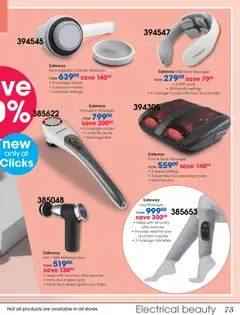 Clicks specials catalogue – valid from 28.10.2025 | Page: 75 | Products: Pads