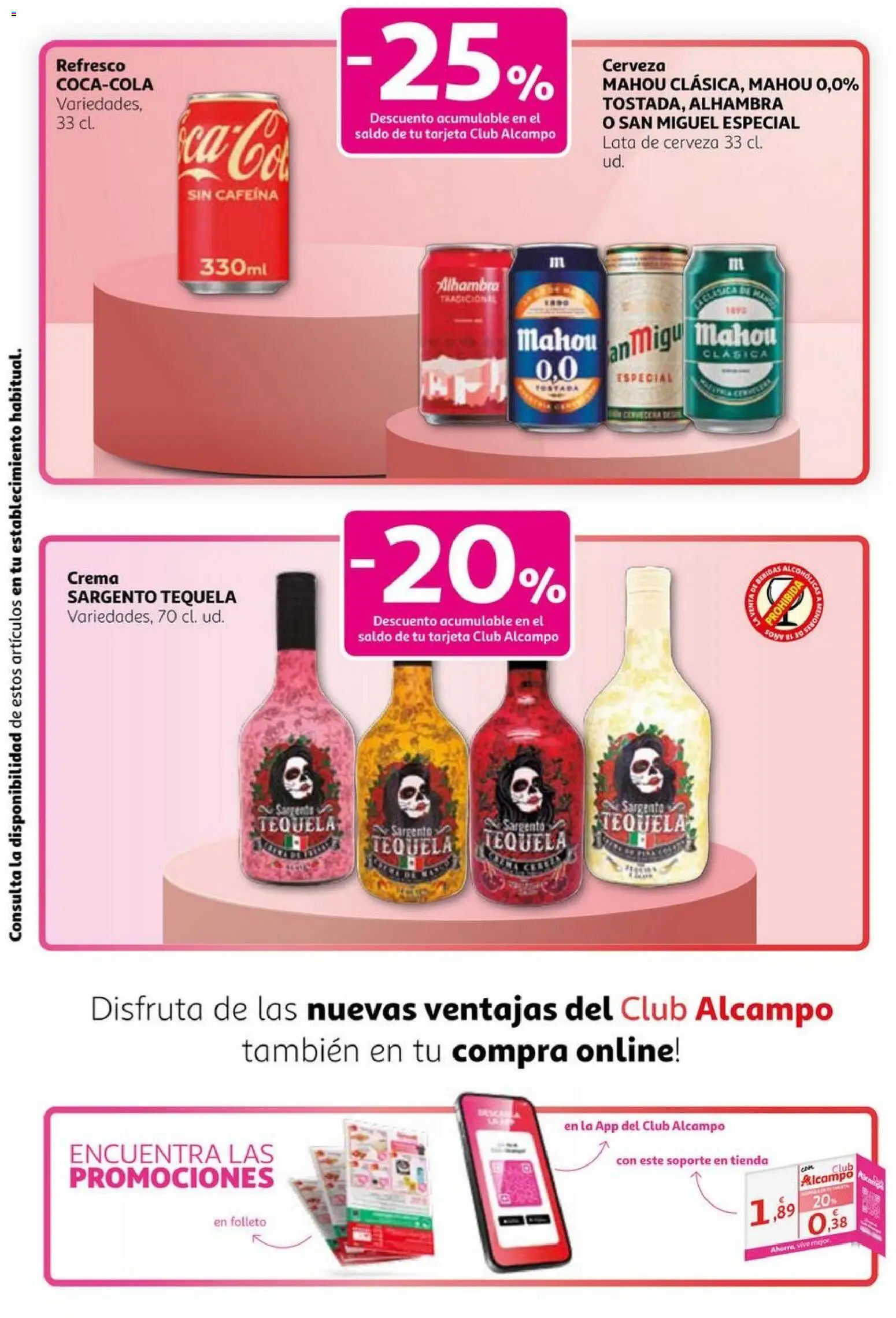 Alcampo - Club Nacional  │ válido desde el 23.10.2025 | Página: 16 | Productos: Cerveza, Crema