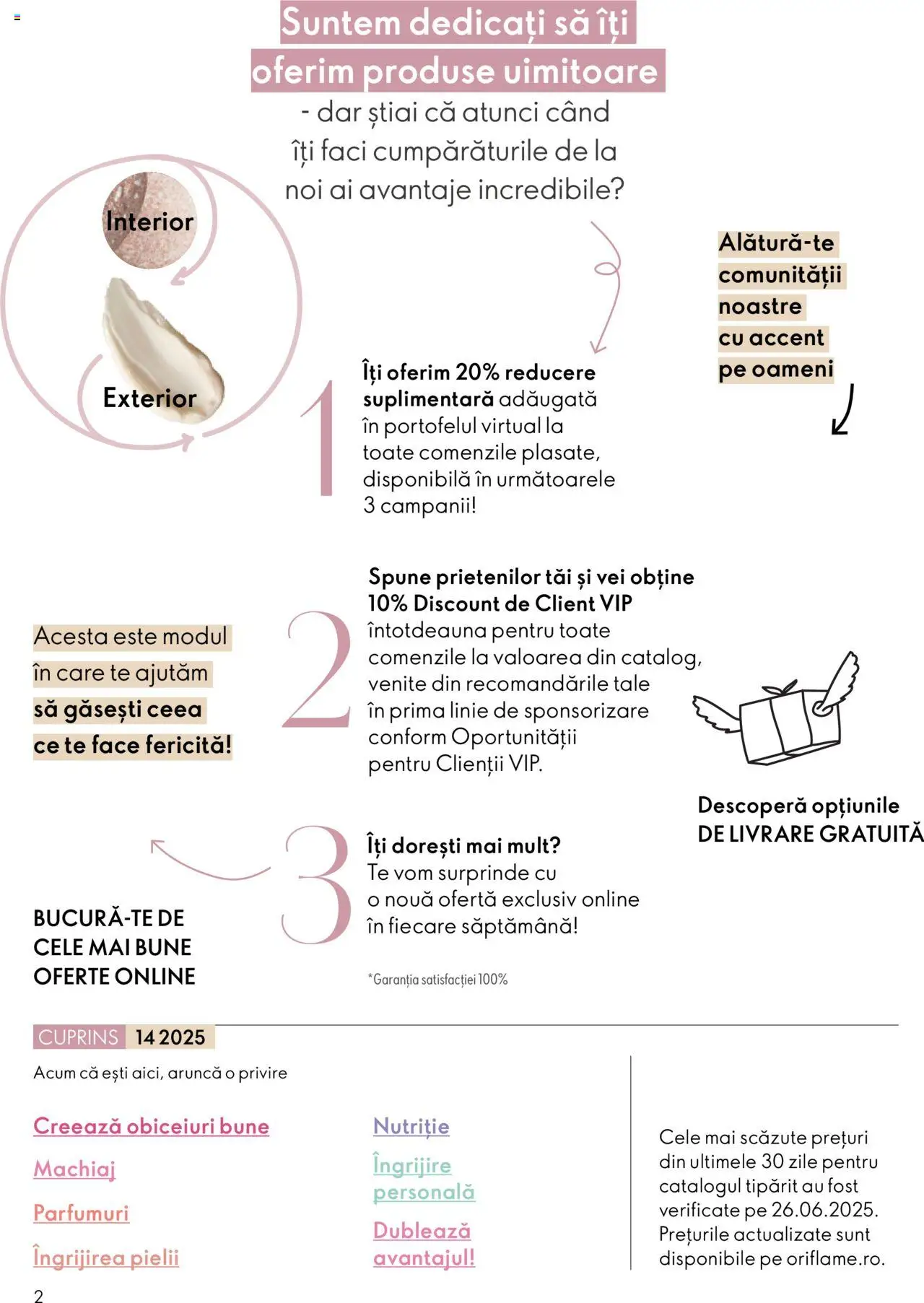 Noul catalog Oriflame – valabil de la 01.10.2025 | Pagină: 2 | Produse: Machiaj