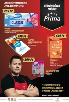 CBA Príma Akciós újság - amely érvényes a következő dátumtól: 12.02.2026