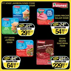 13.03.2026 tarihinden itibaren geçerli olan Sarıyer kataloğu önizlemesi | Sayfa: 8 | Ürünler: Salam, Jambon, Yağ, Hindi füme
