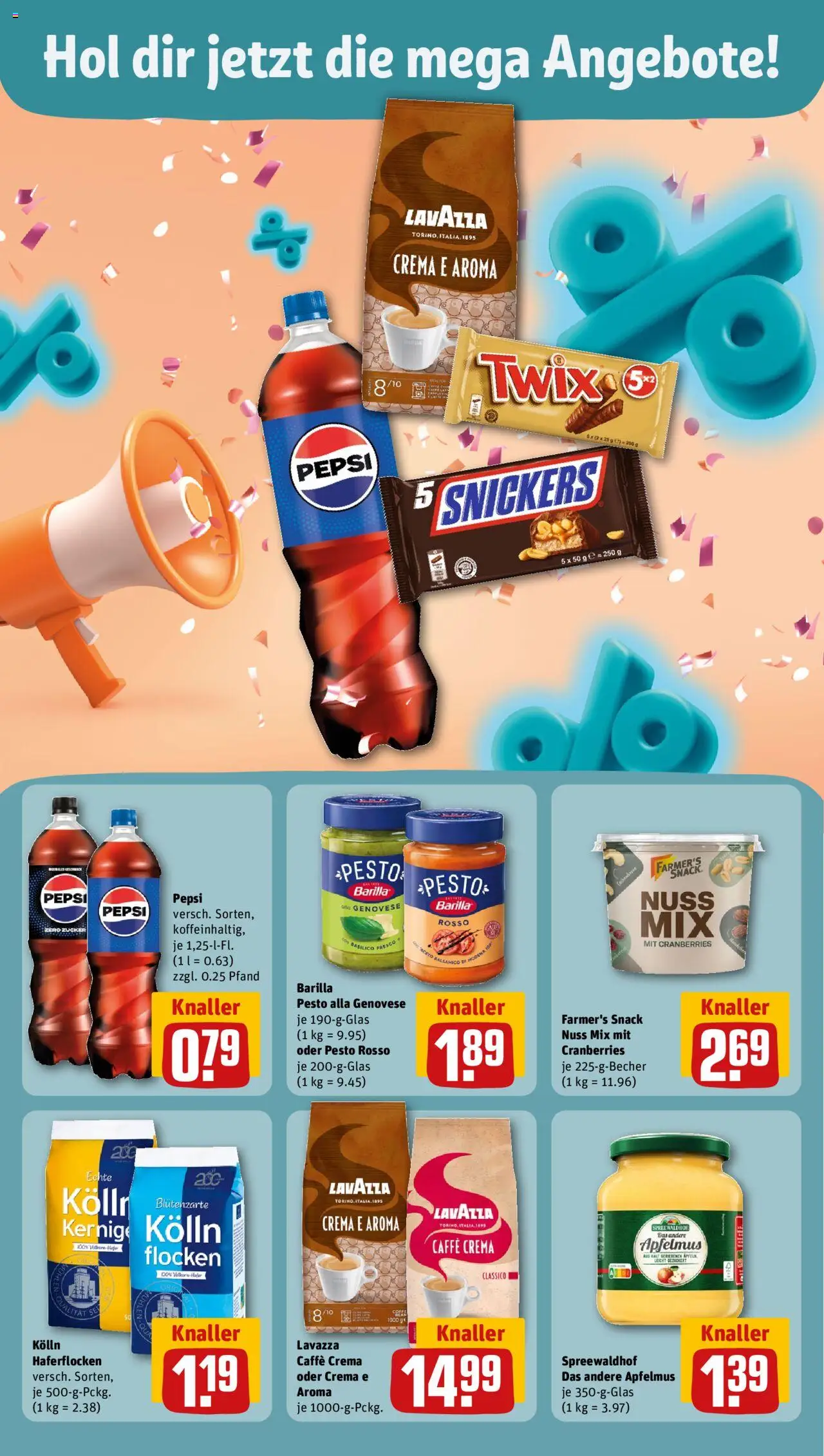 Rewe Prospekt 	 – gültig ab 22.09.2025 | Seite: 6 | Produkte: Kolln, Barilla pesto, Apple, Pepsi