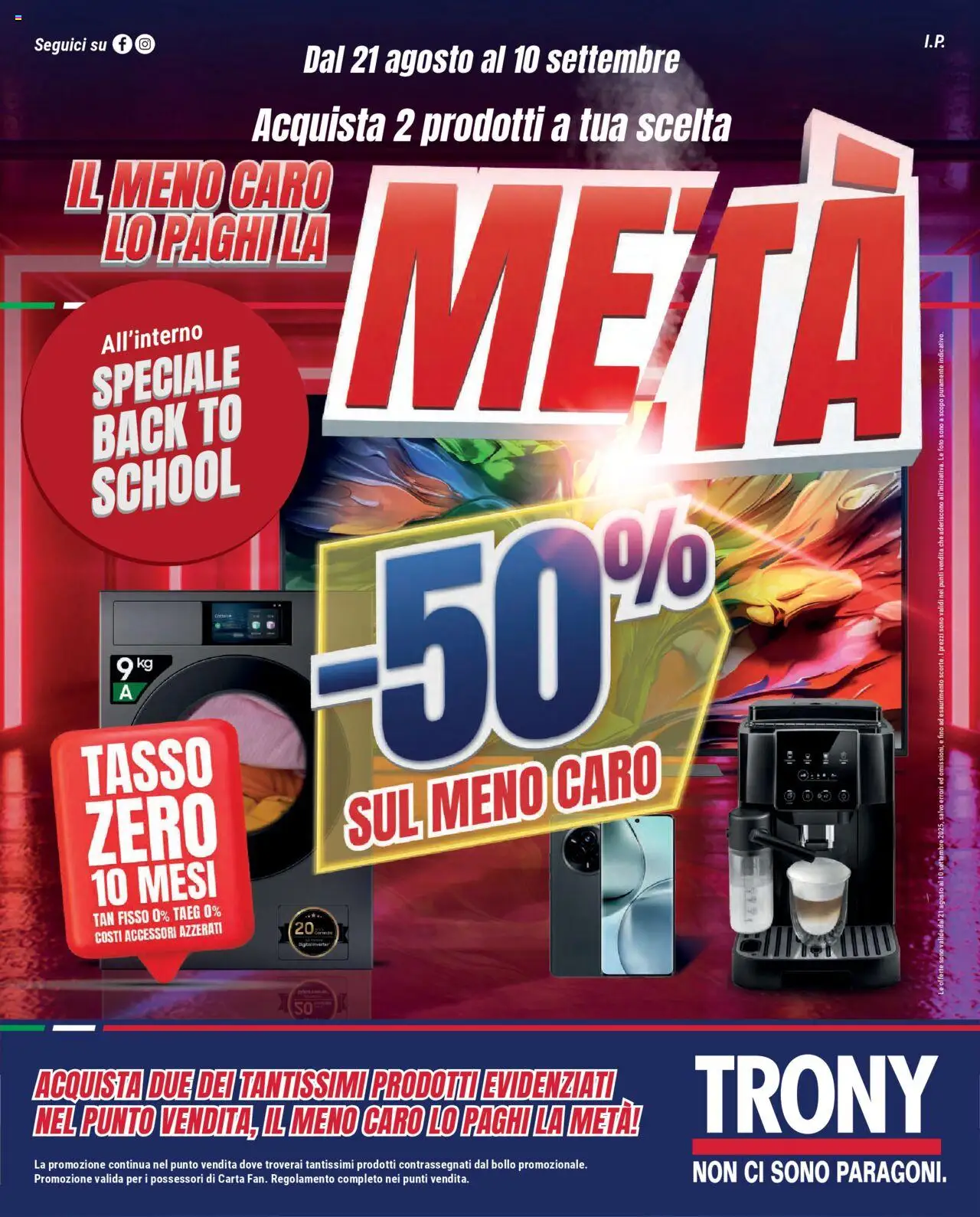 Volantino Trony del 21.08.2025 | Pagina: 1