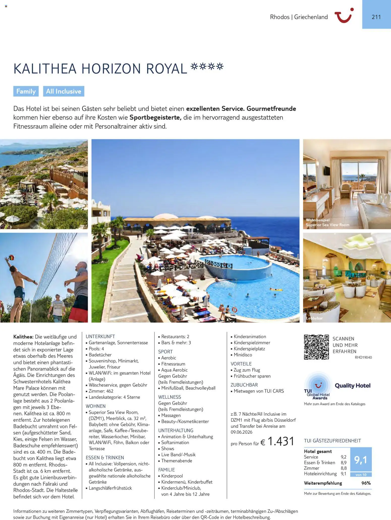 TUI Prospekt Südeuropa & Nordafrika 2026/27 – gültig ab 03.03.2026 | Seite: 211 | Produkte: Babybett