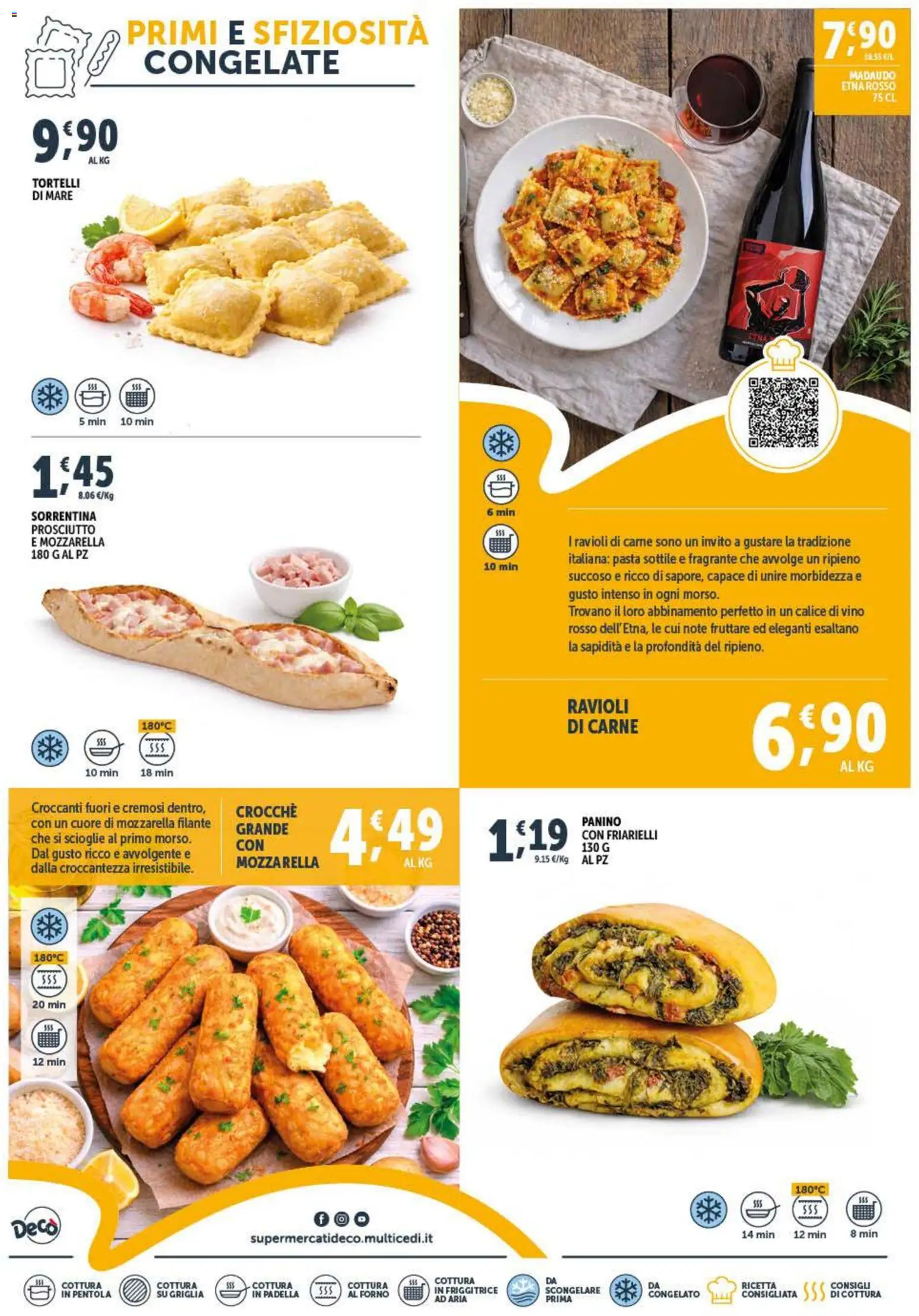 Volantino Decò del 17.03.2026 | Pagina: 5 | Prodotti: Vino, Ravioli, Padella, Forno