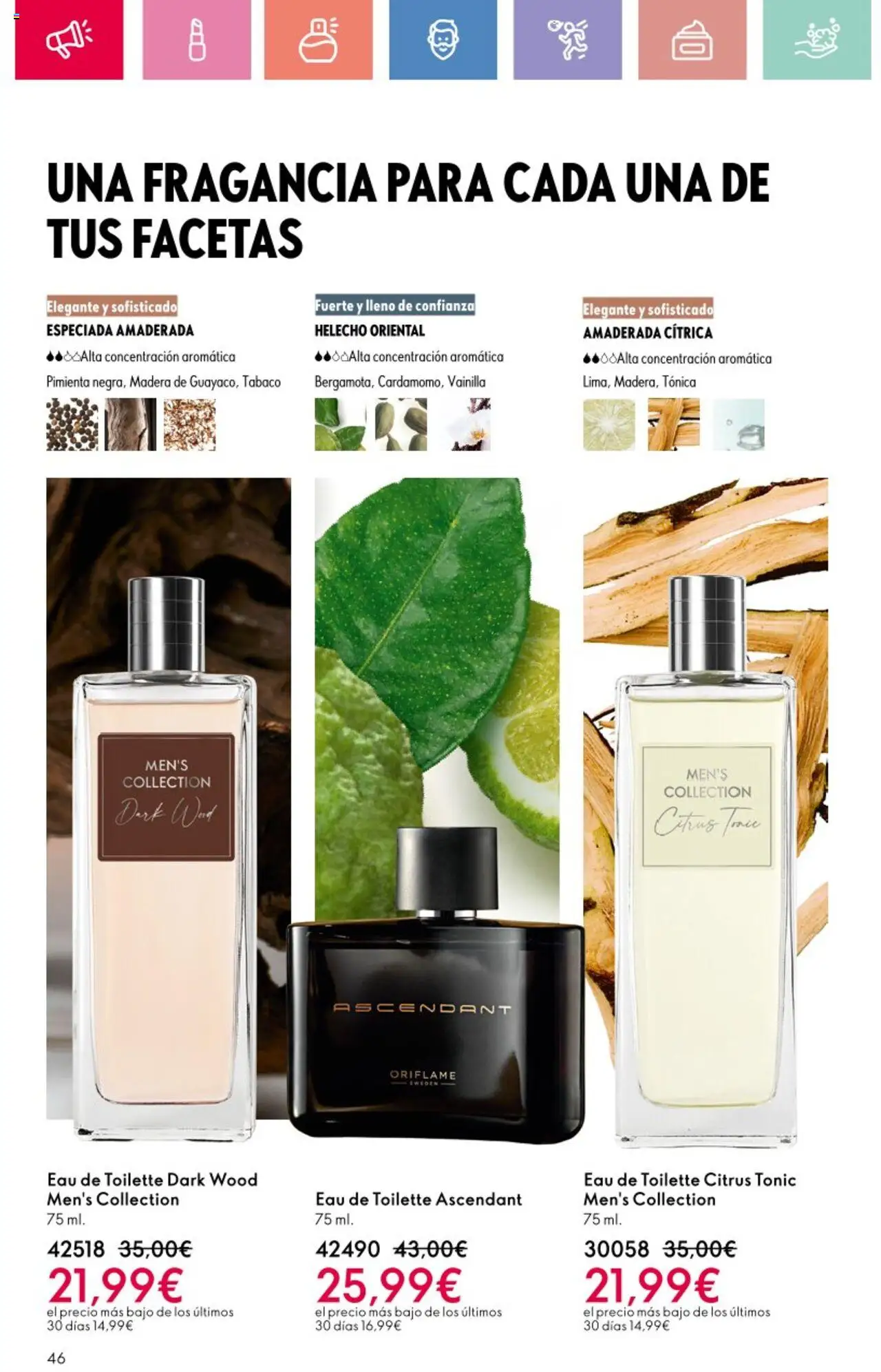 Oriflame - Catálogo Campaña 12 │ válido desde el 24.08.2025 | Página: 46 | Productos: Fragancia, Eau de toilette