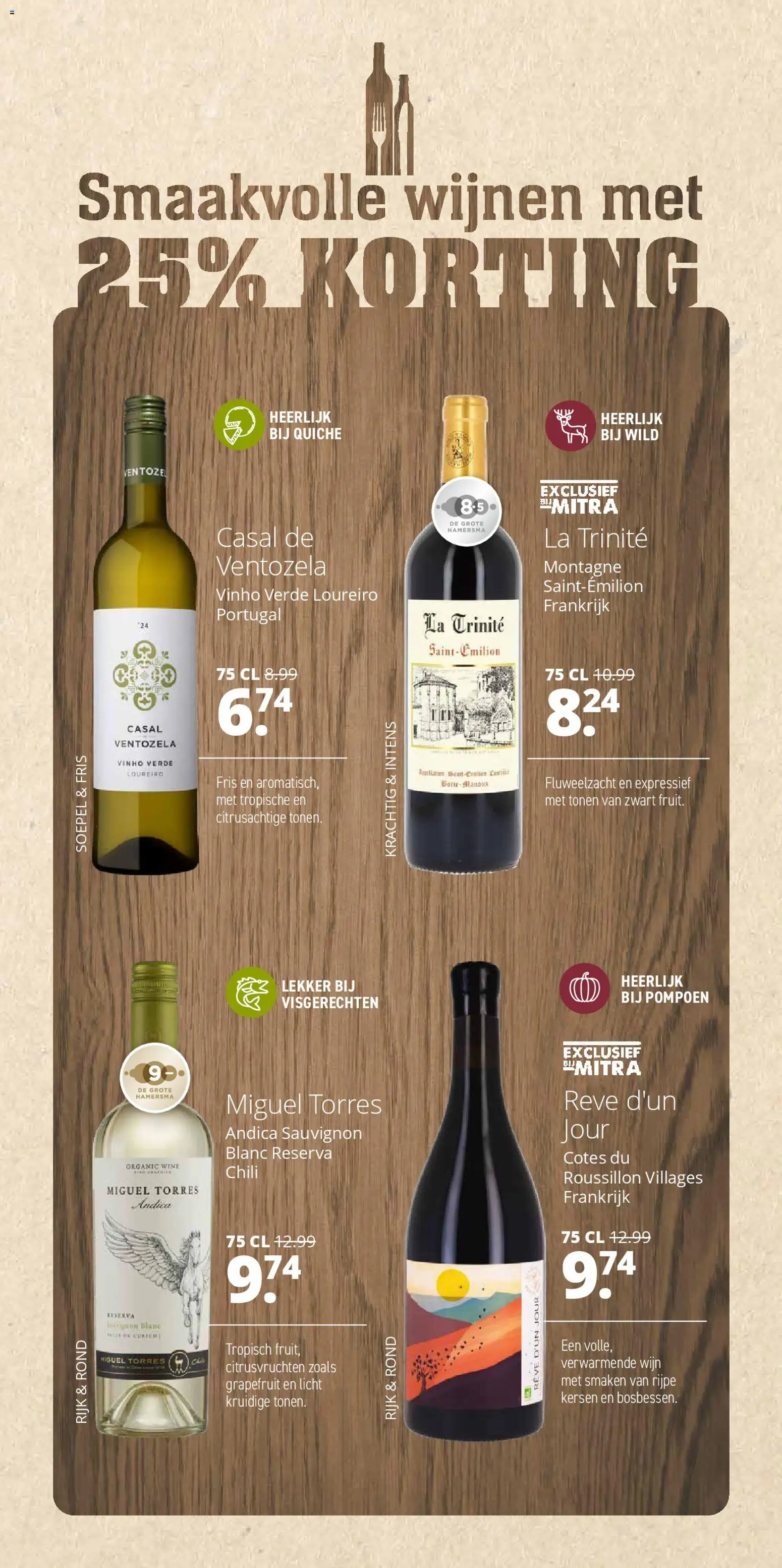 {H1} | Pagina: 19 | Producten: Grapefruit, Kersen, Pompoen, Wijn