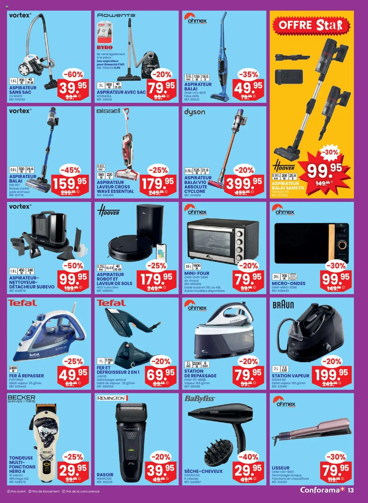 Conforama Aktionen FR – gültig ab 15.10.2025 | Seite: 13 | Produkte: Dyson