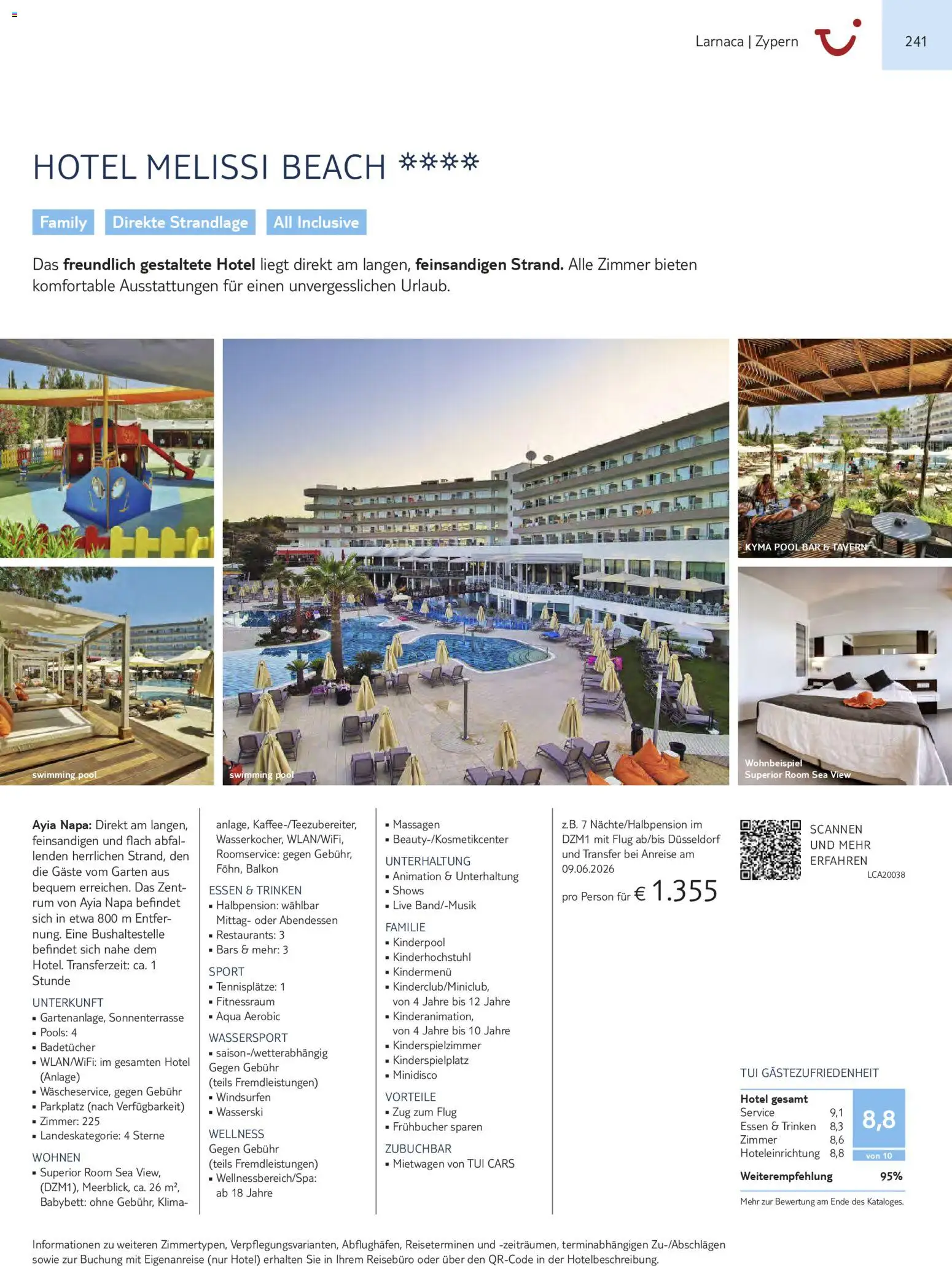 Aida  Südeuropa & Nordafrika 2026/27 – gültig ab 01.01.2026 | Seite: 241 | Produkte: Rum, Babybett